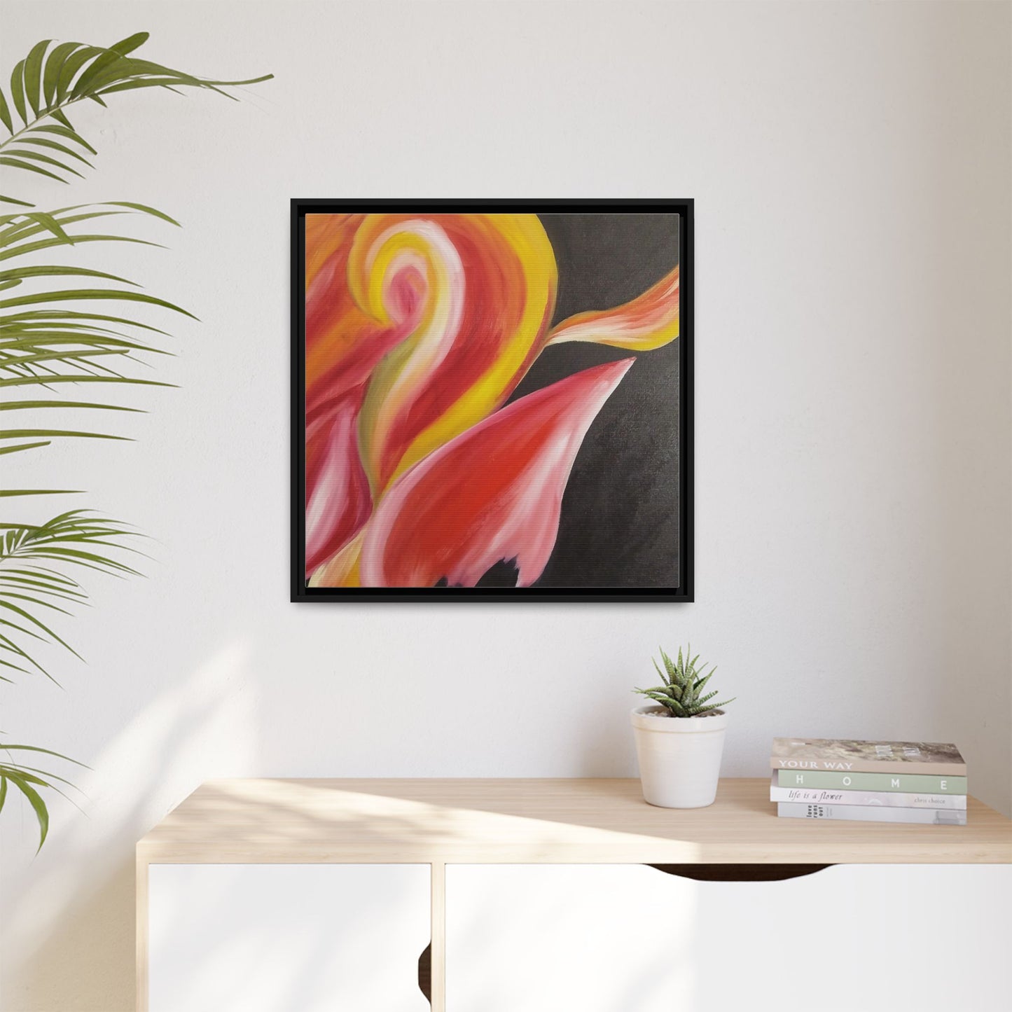 'A Autistic Phoenix' Framed Canvas Art