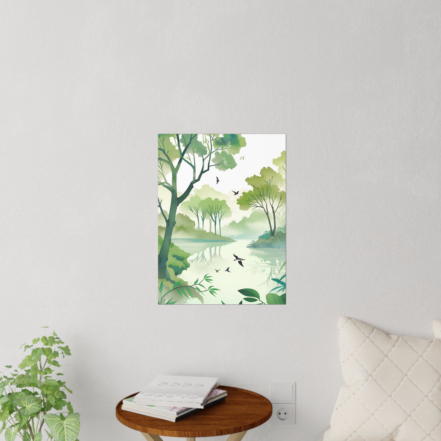 Tree Lake Wall Decals