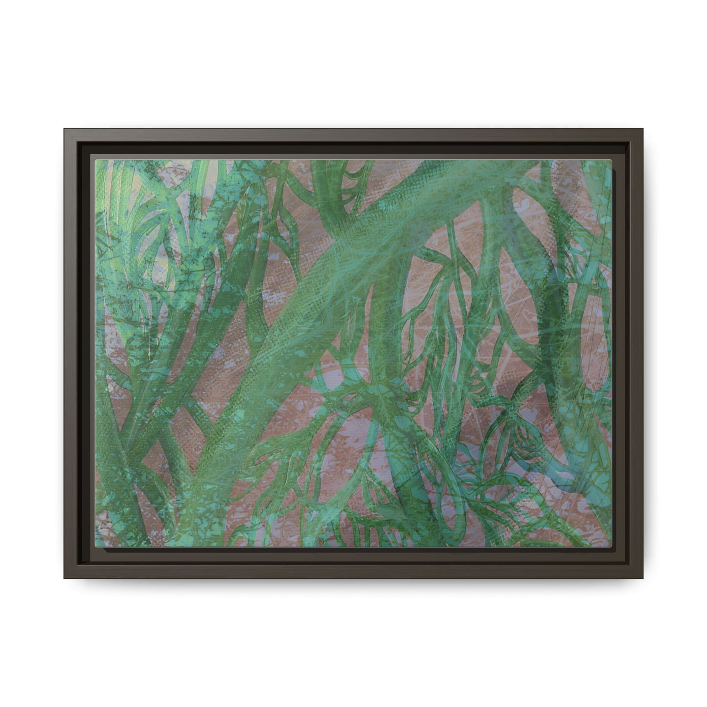 Inner Depths Framed Canvas Art