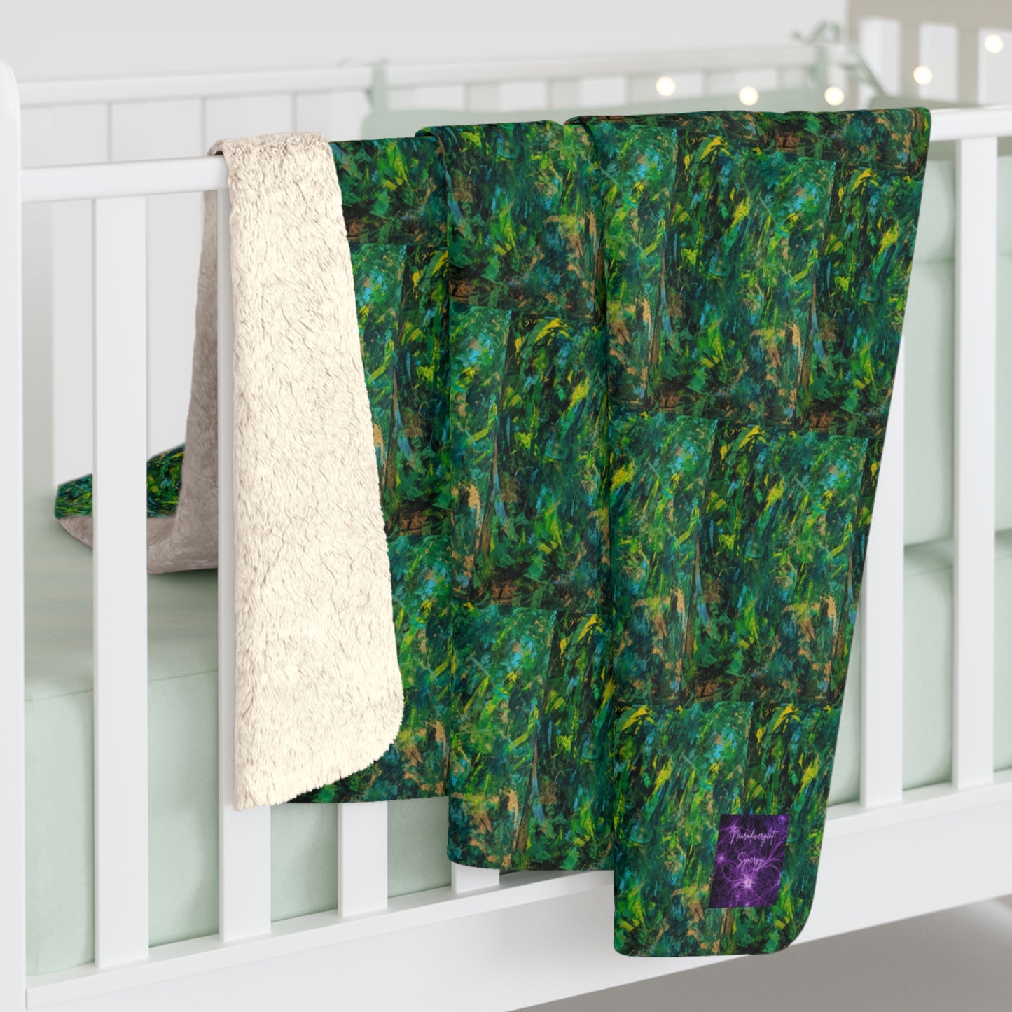 'The Woods and The Trees' by Catherine Sweet Sherpa Fleece Blanket