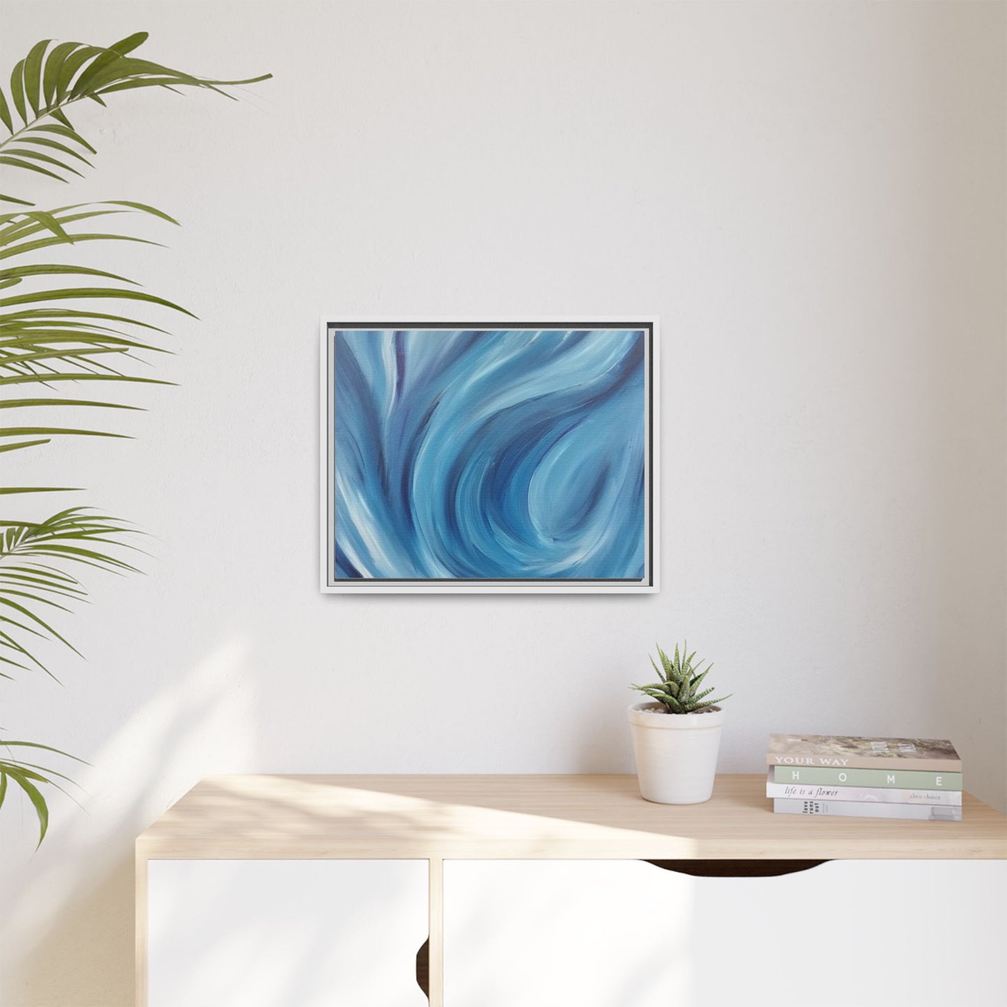 Intrinsic Reflection Framed Canvas Art