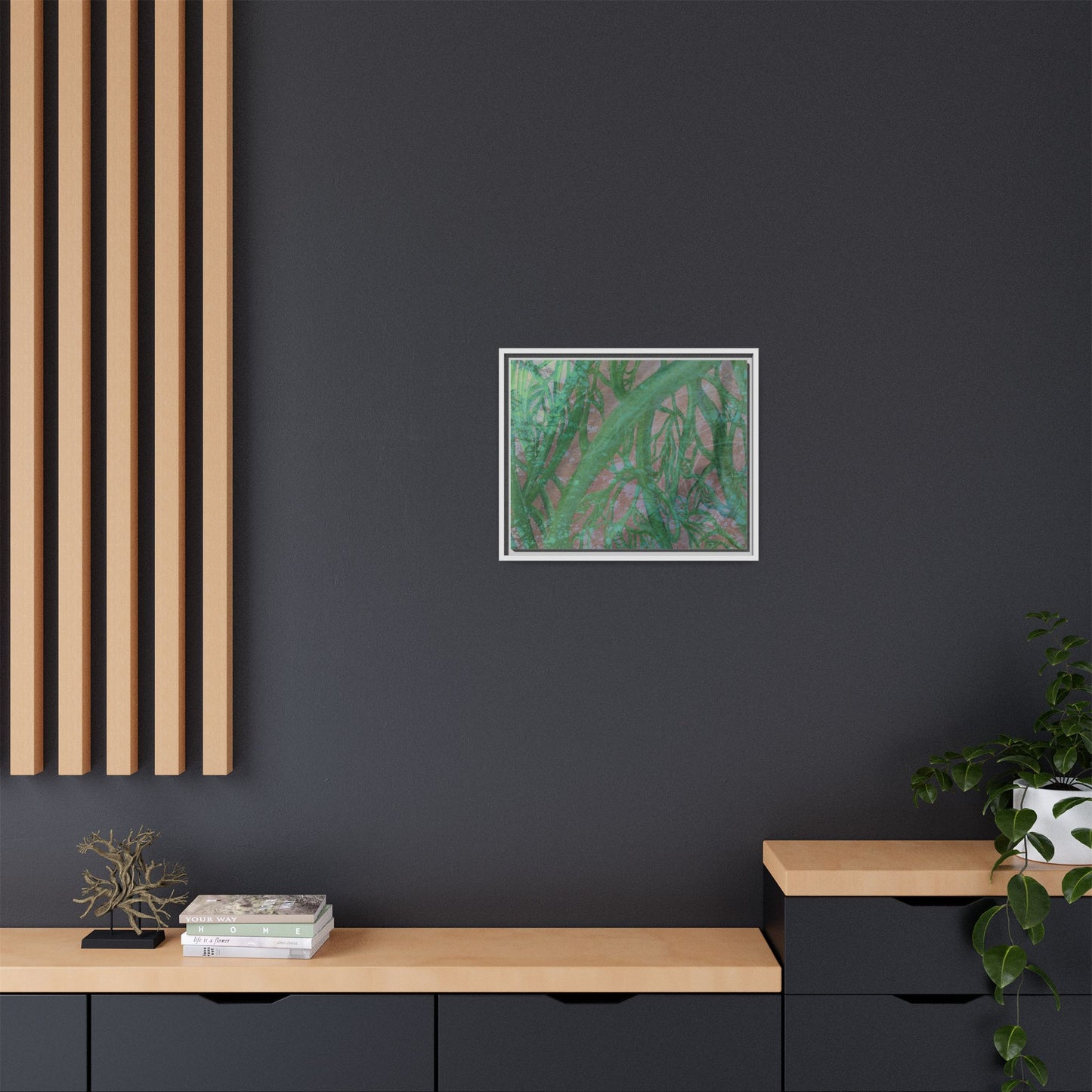 Inner Depths Framed Canvas Art