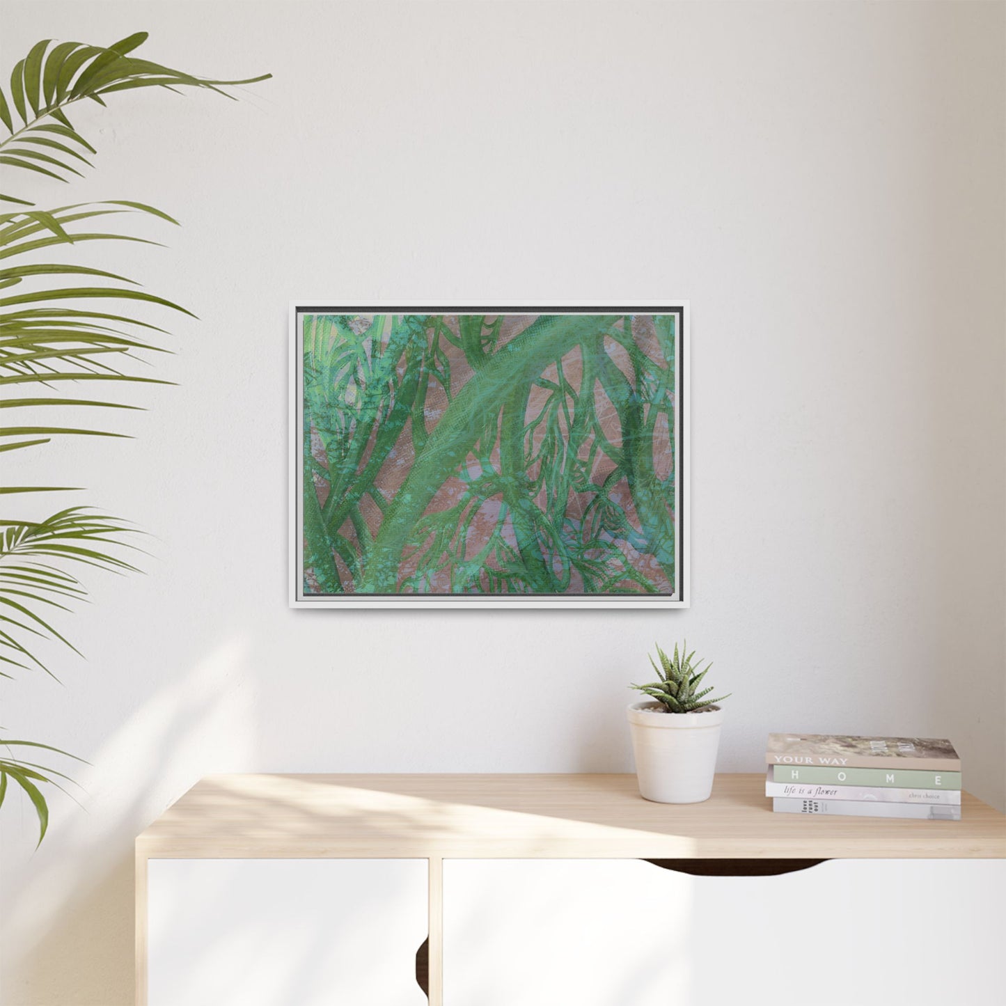 Inner Depths Framed Canvas Art
