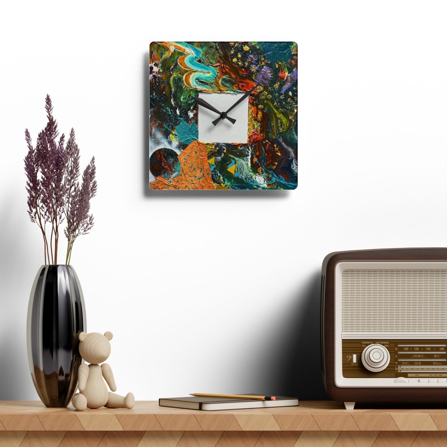Headspace by James Sherwood Wall Clock