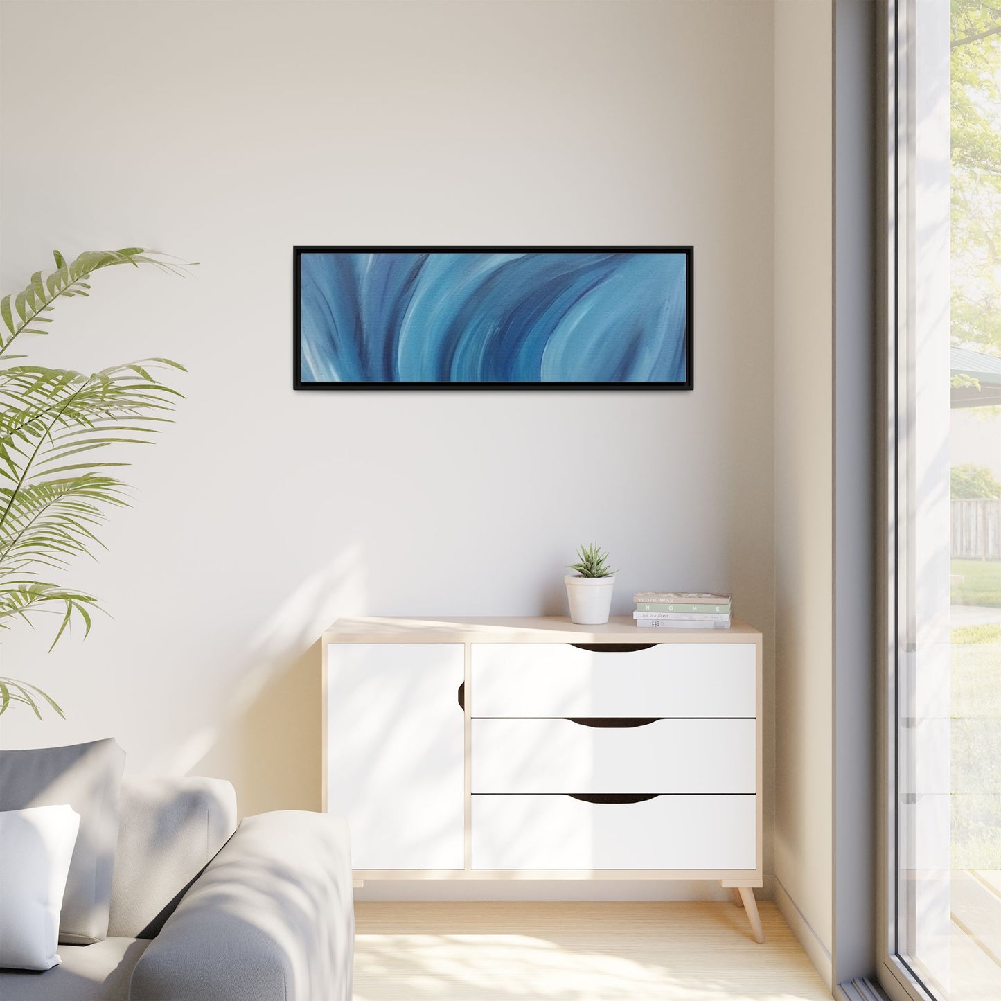 Intrinsic Reflection Framed Canvas Art