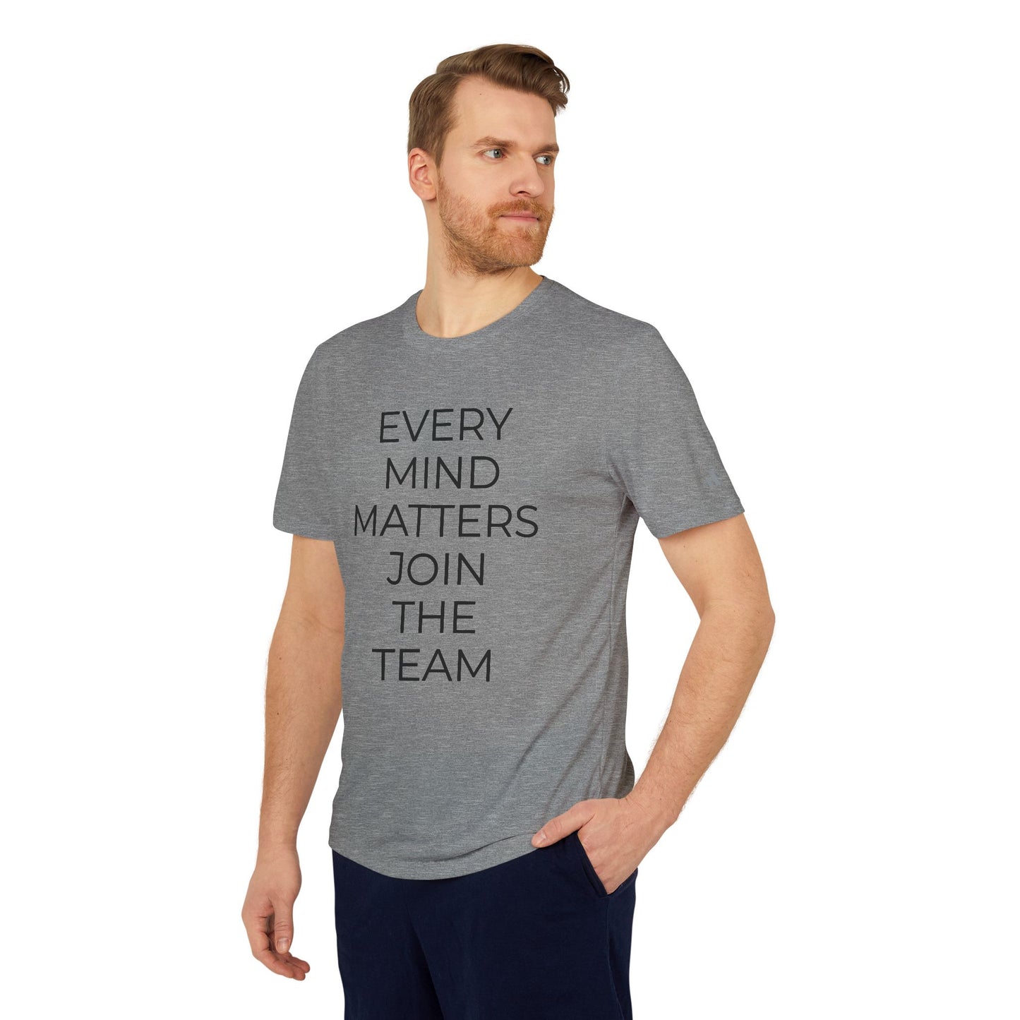 Adidas x Neurodivergent Synergy Unisex Sport T-Shirt EVERY MIND MATTERS JOIN THE TEAM