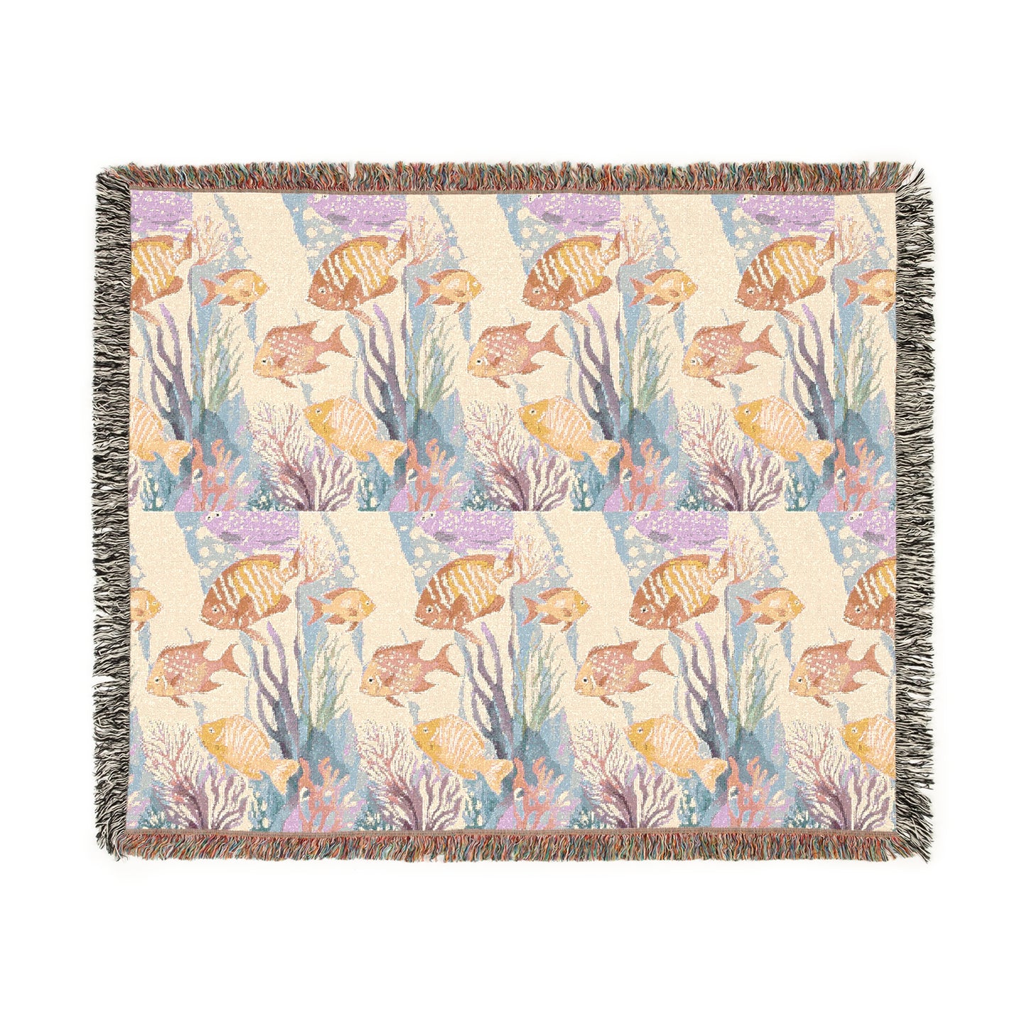 Coral Reef 100% Cotton Cozy Blanket