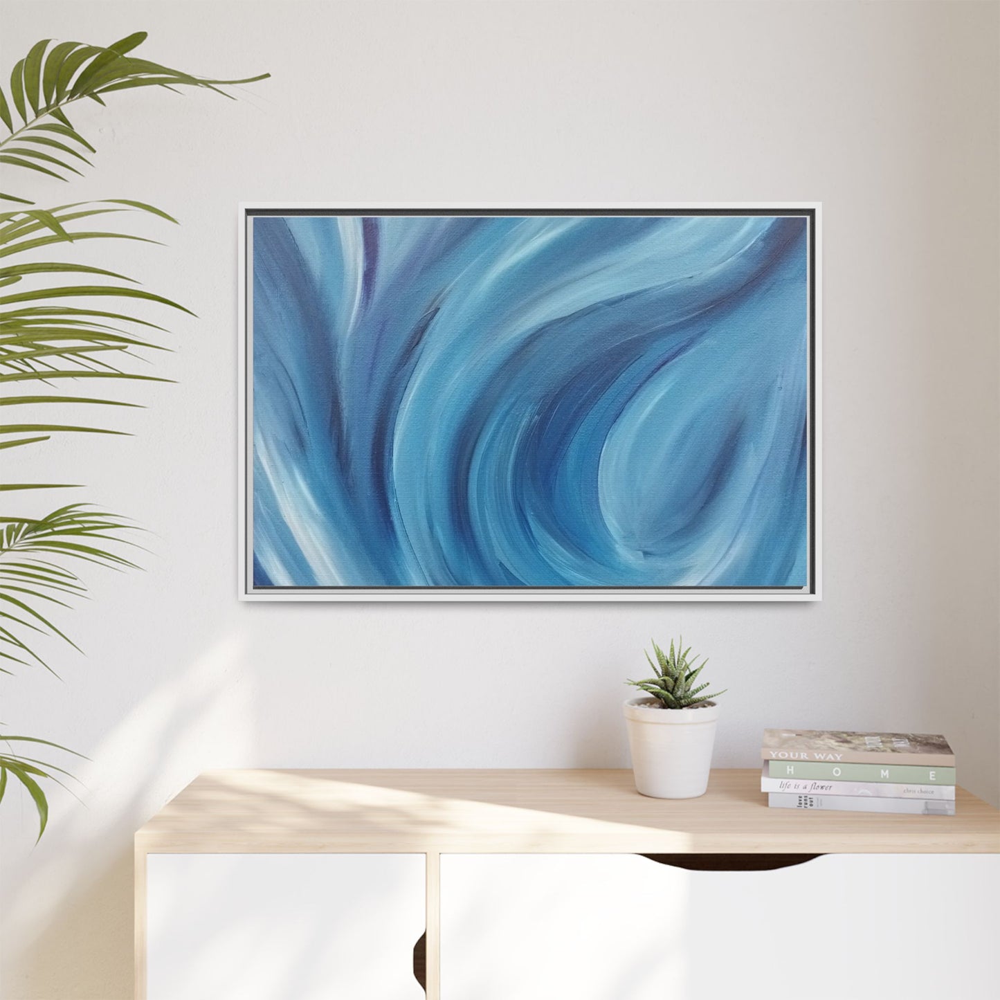 Intrinsic Reflection Framed Canvas Art