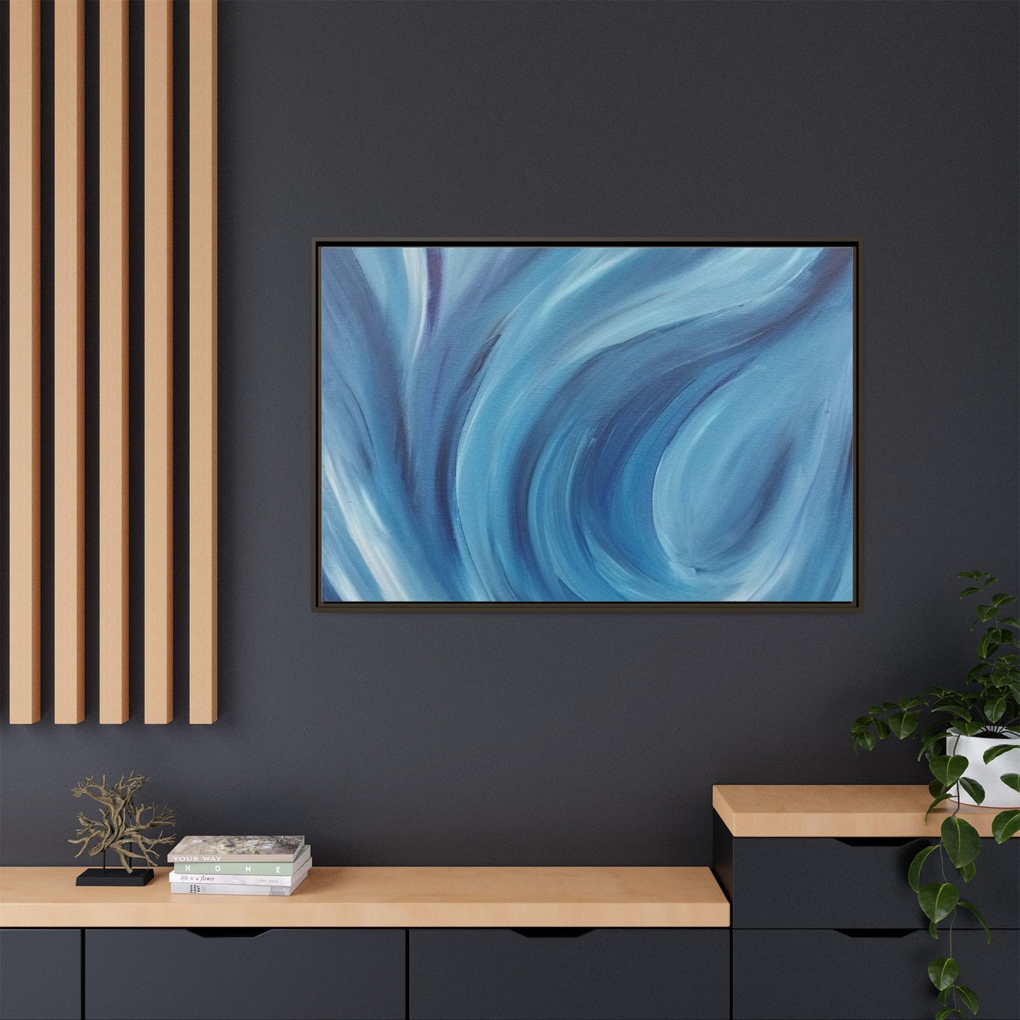 Intrinsic Reflection Framed Canvas Art