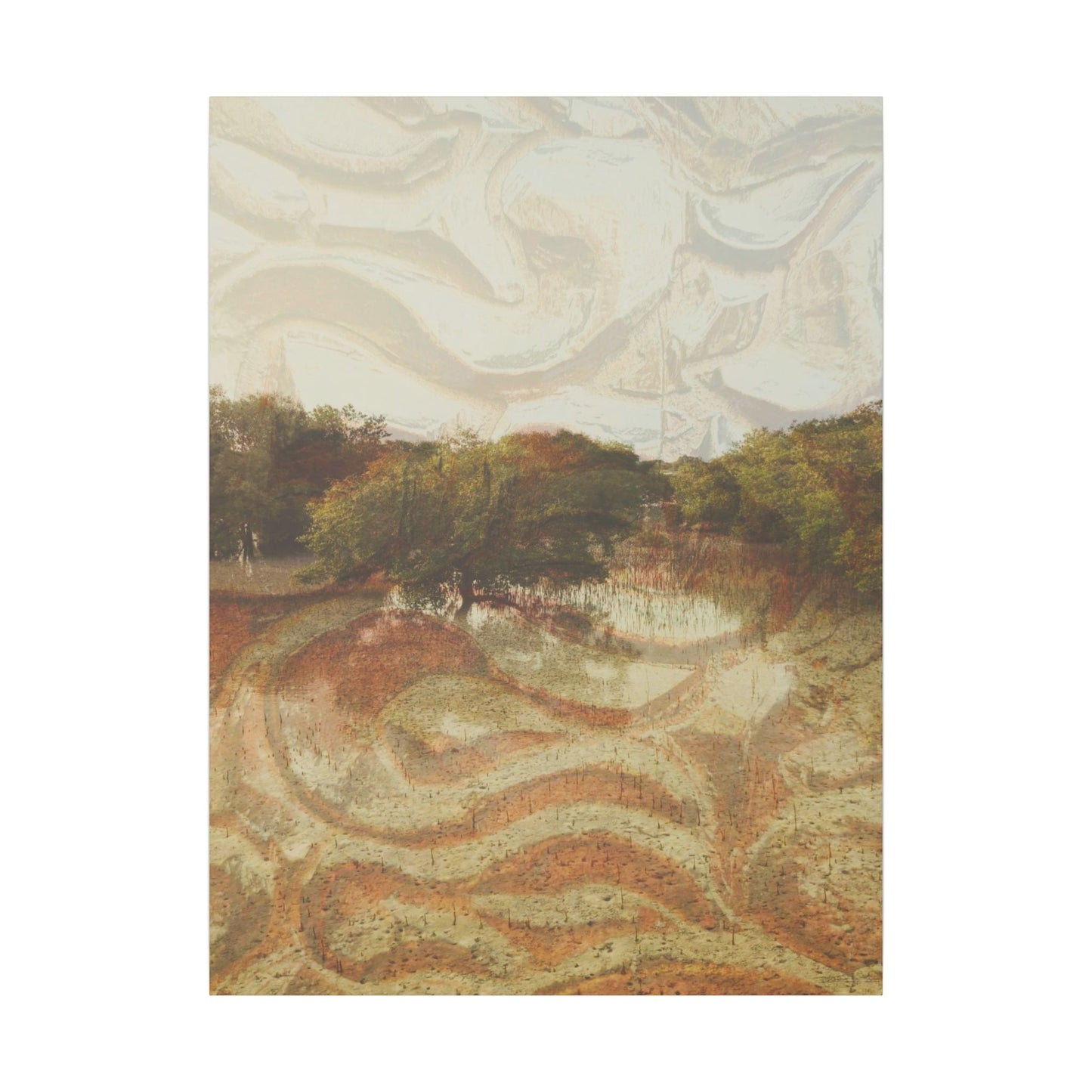 Serene Mangroves Canvas
