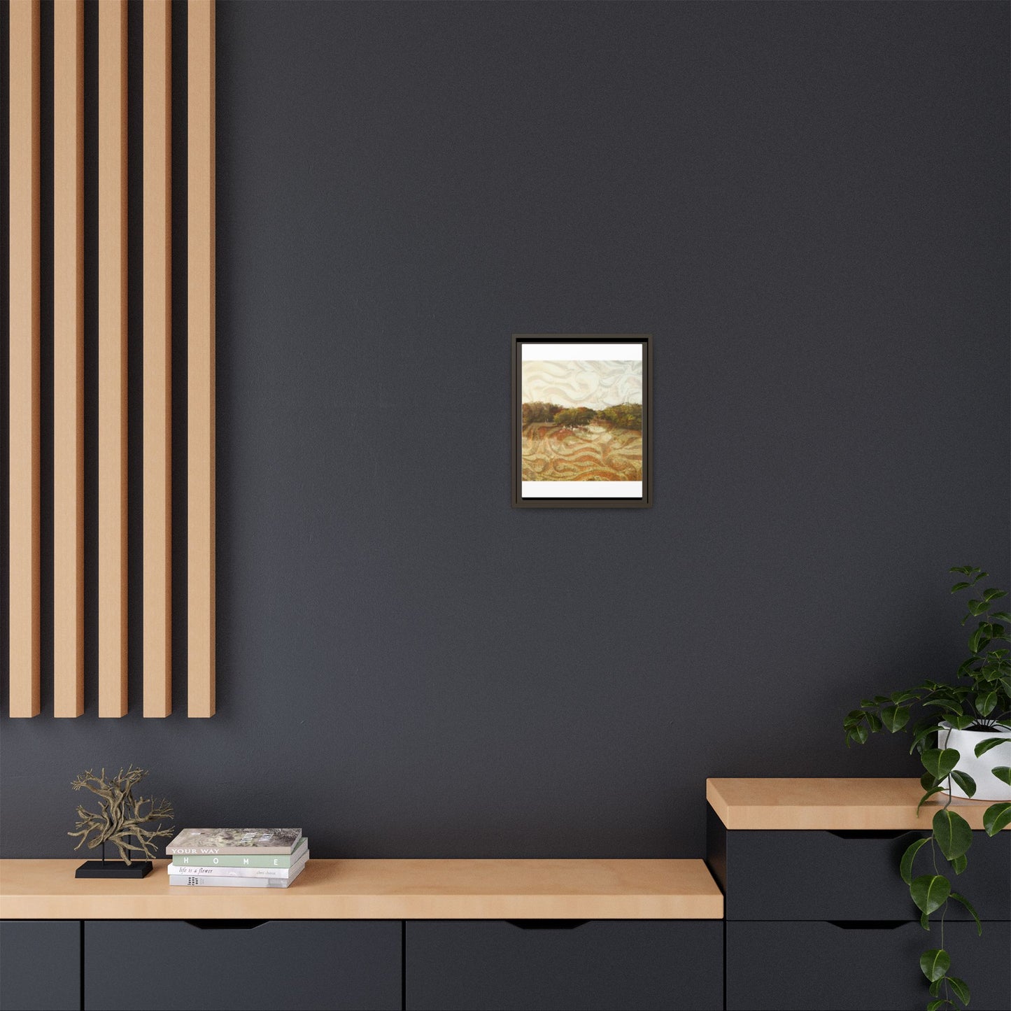 Serene Mangroves Framed Canvas Art