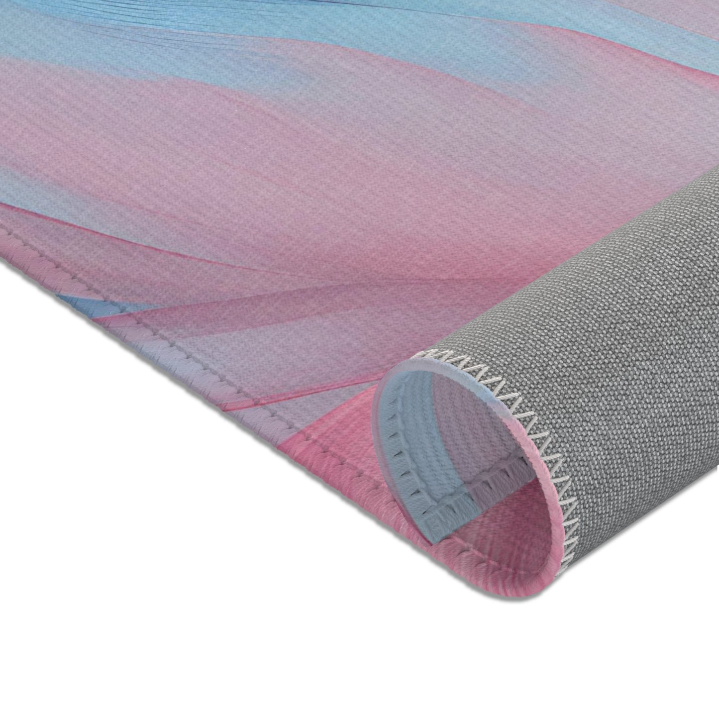 Rose Blue Area Rugs