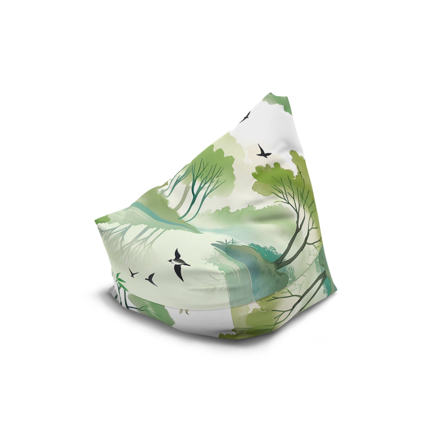 Tree Lake Bean Bag Chair Cover