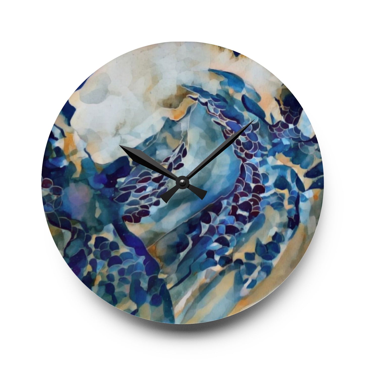 Liminal Light 1 by Helena Barbagelata Wall Clock