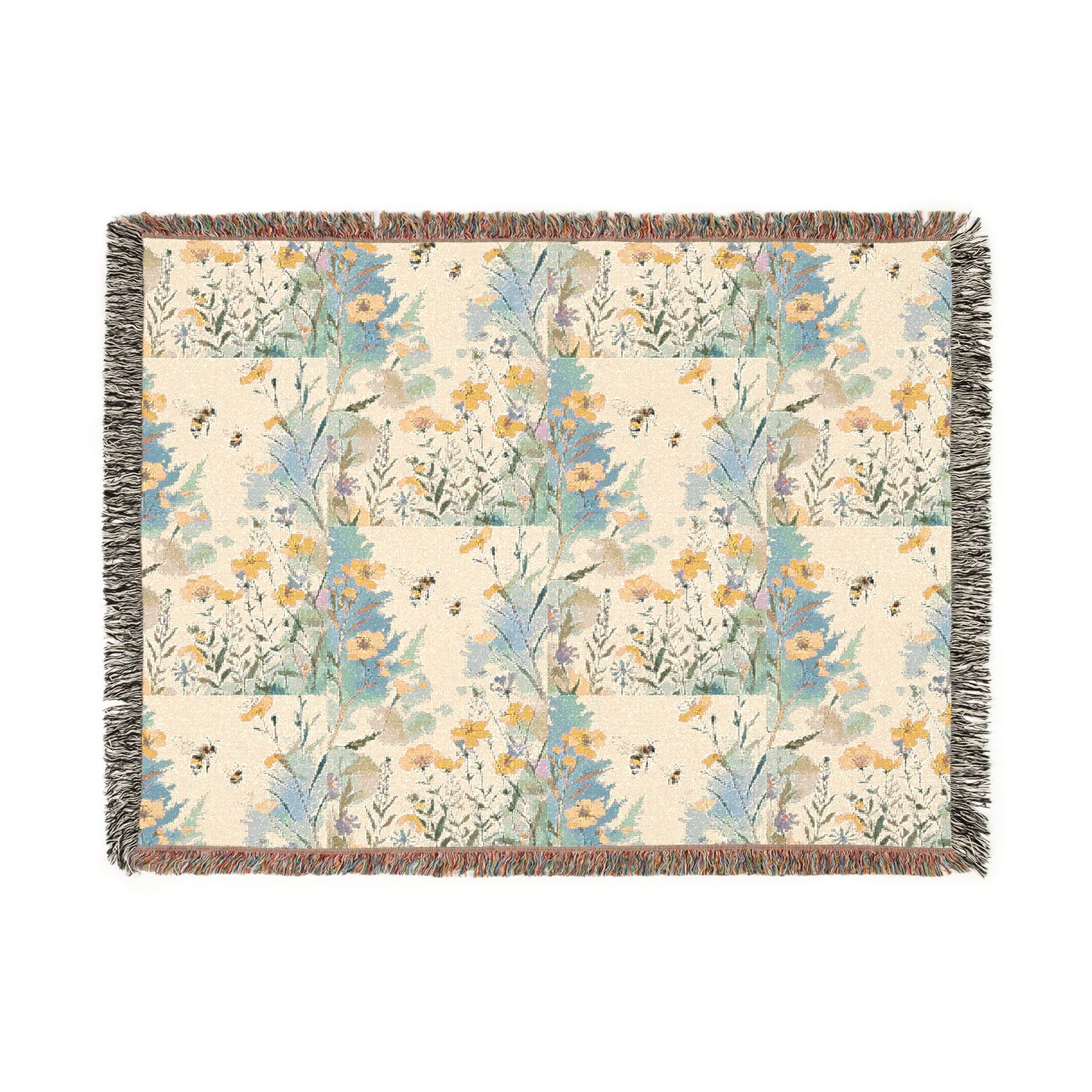 Bee Garden 100% Cotton Cozy Blanket