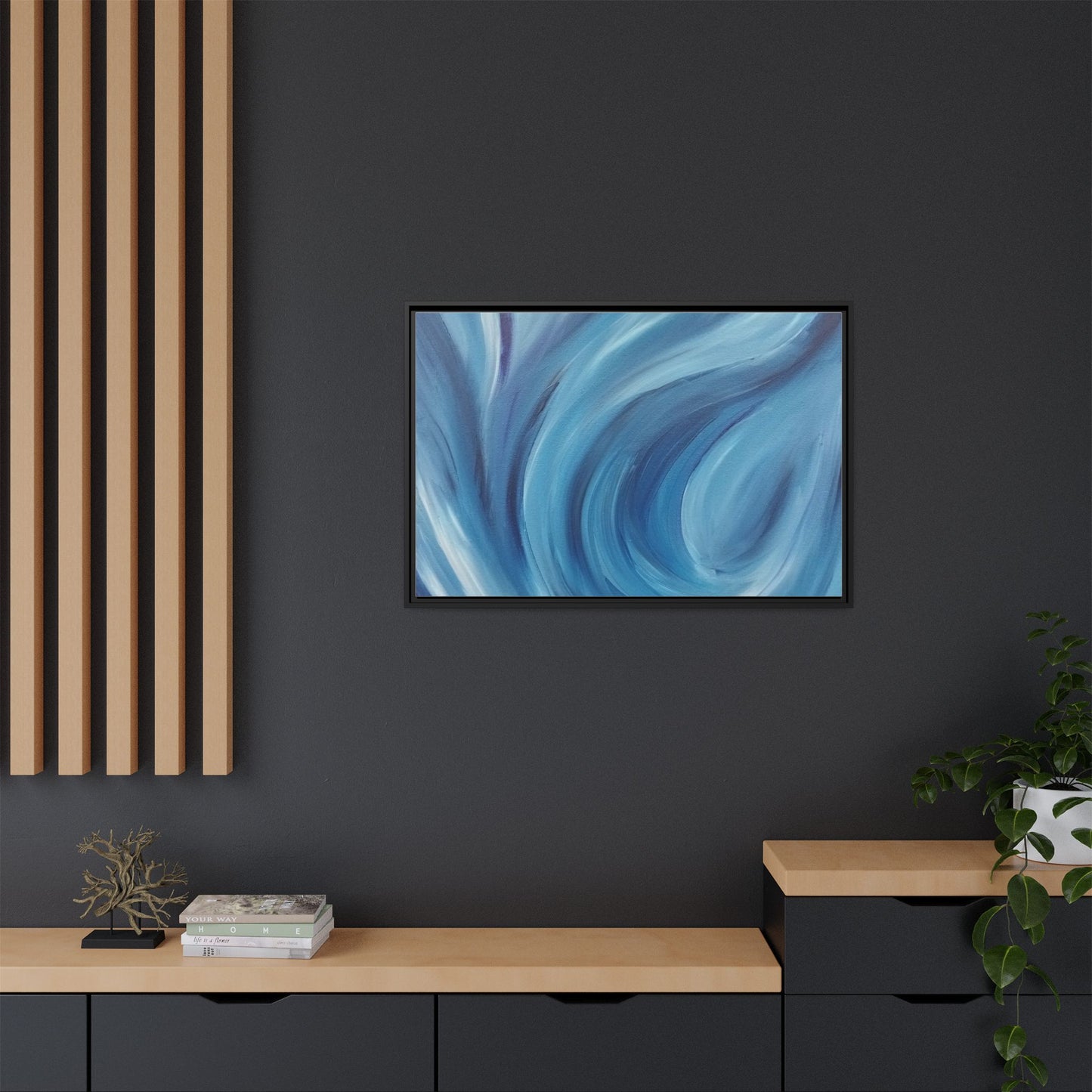 Intrinsic Reflection Framed Canvas Art