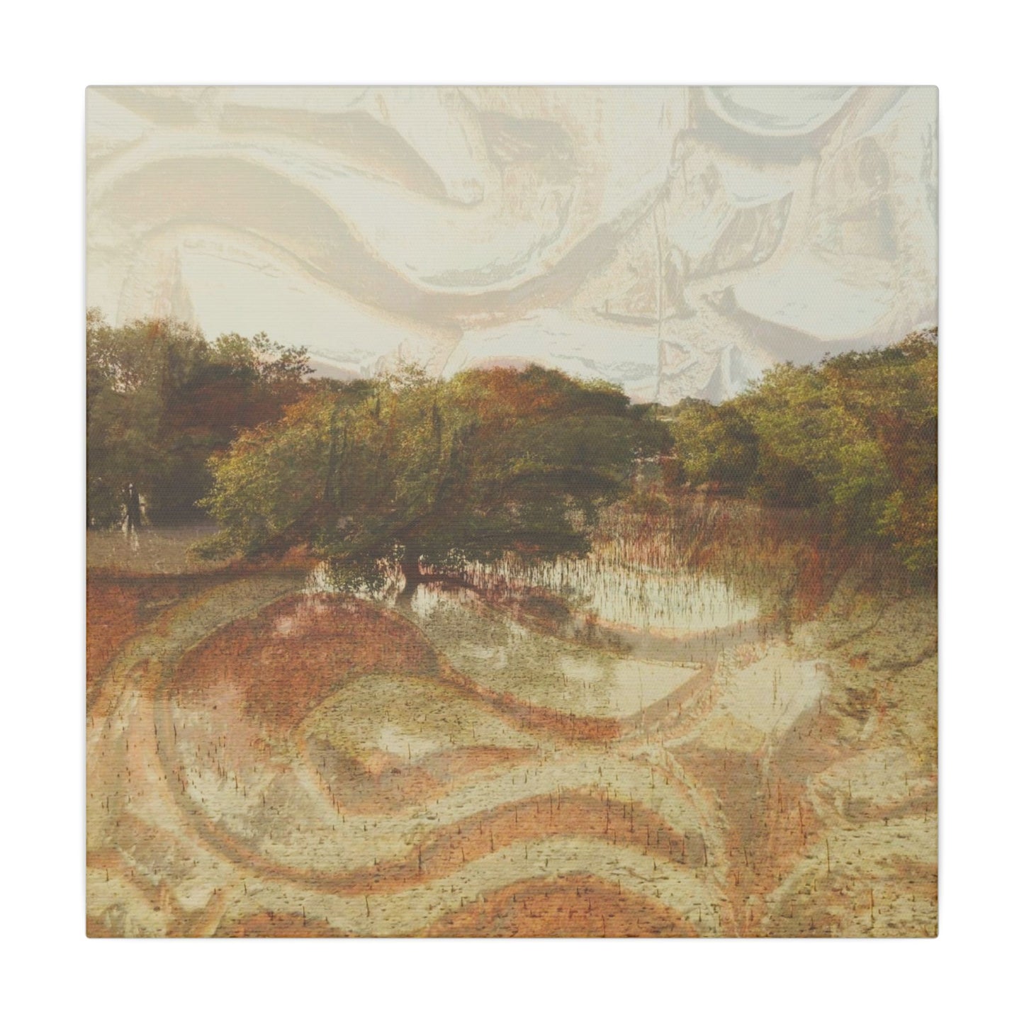 Serene Mangroves Canvas