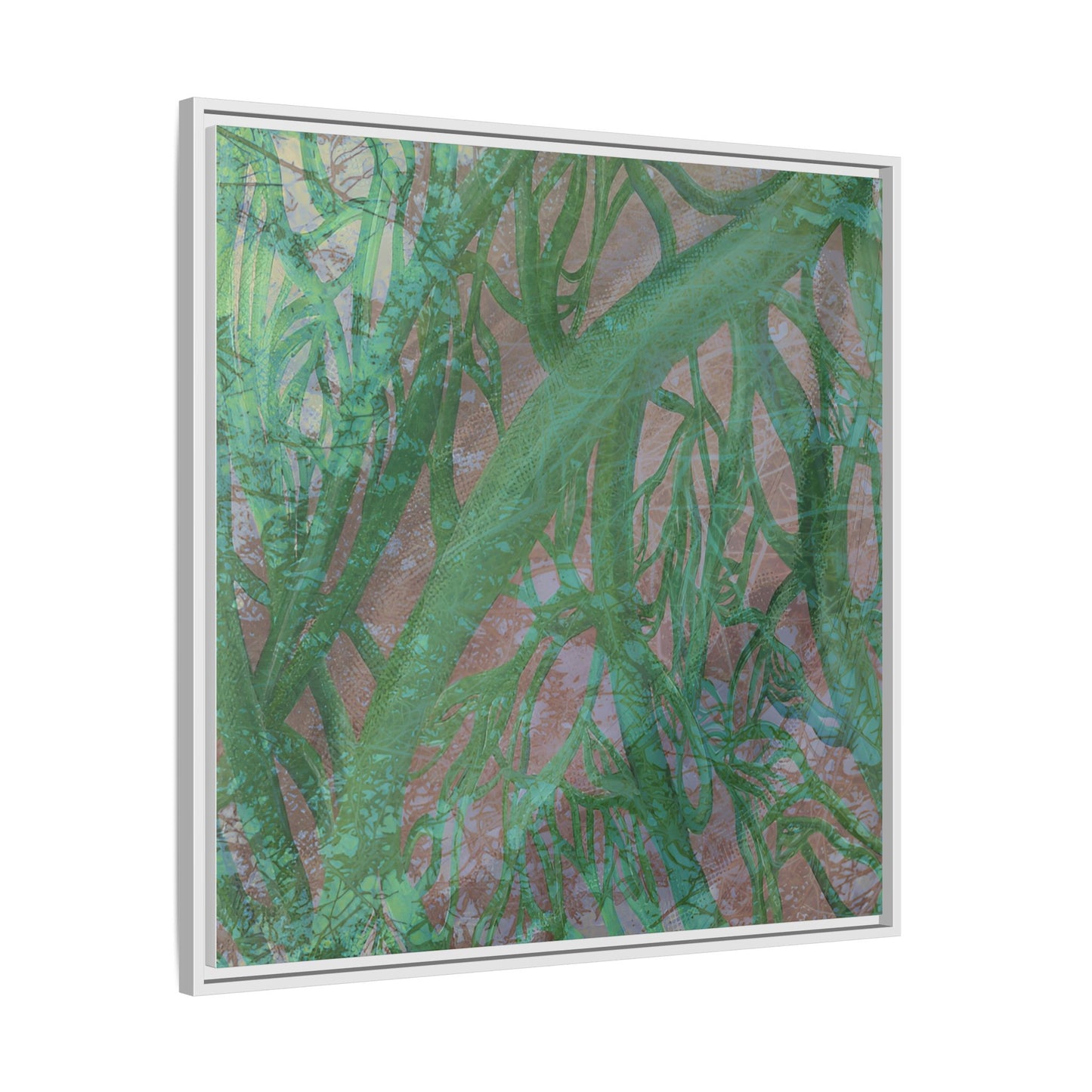 Inner Depths Framed Canvas Art