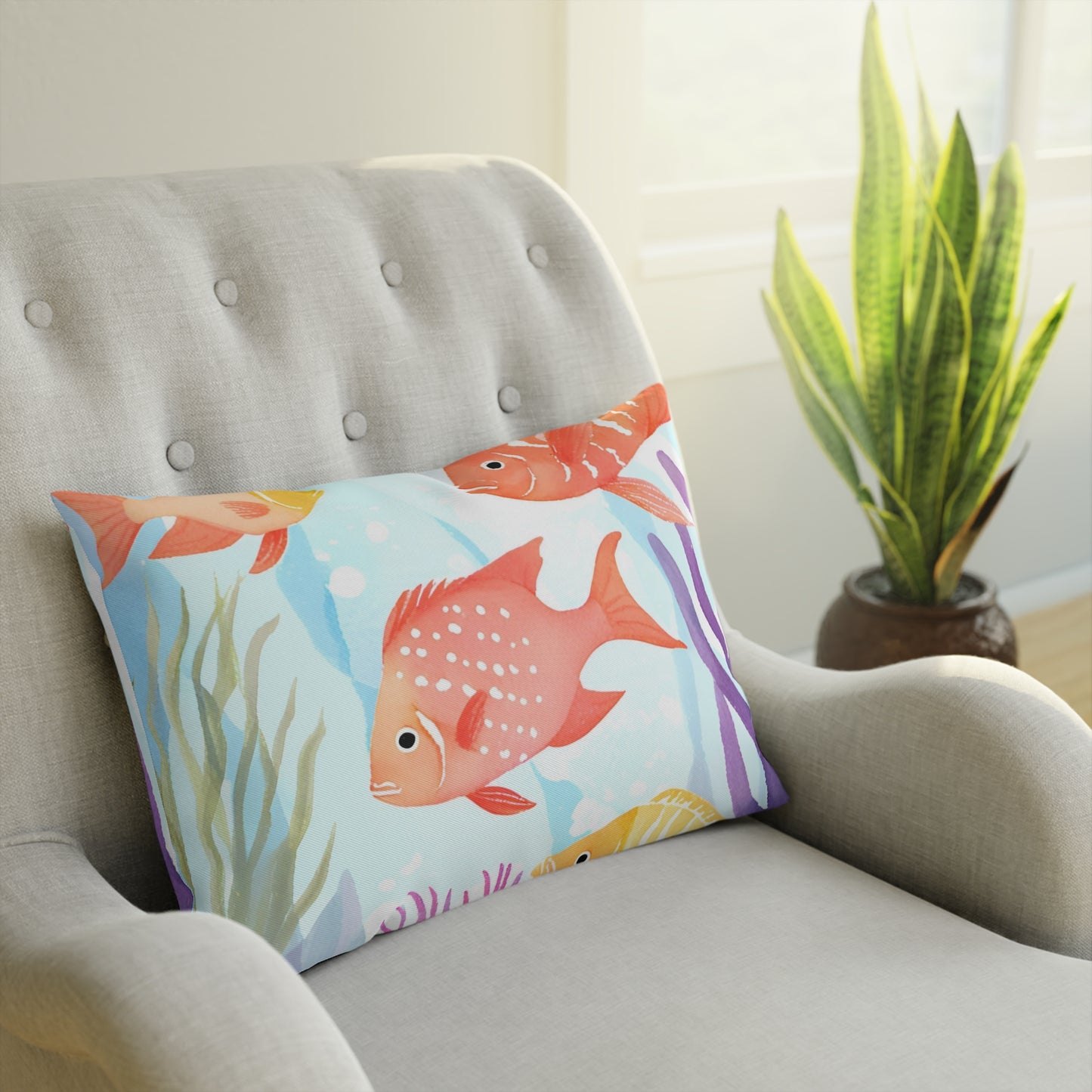 Coral Reef Eco-Friendly Pillow
