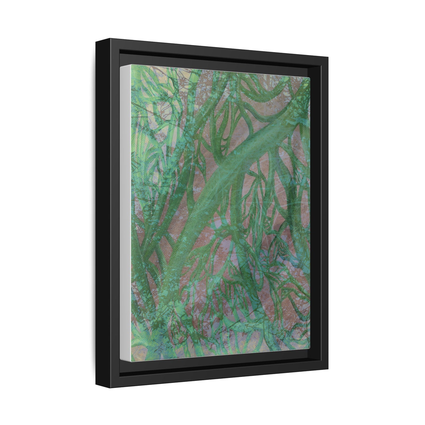 Inner Depths Framed Canvas Art