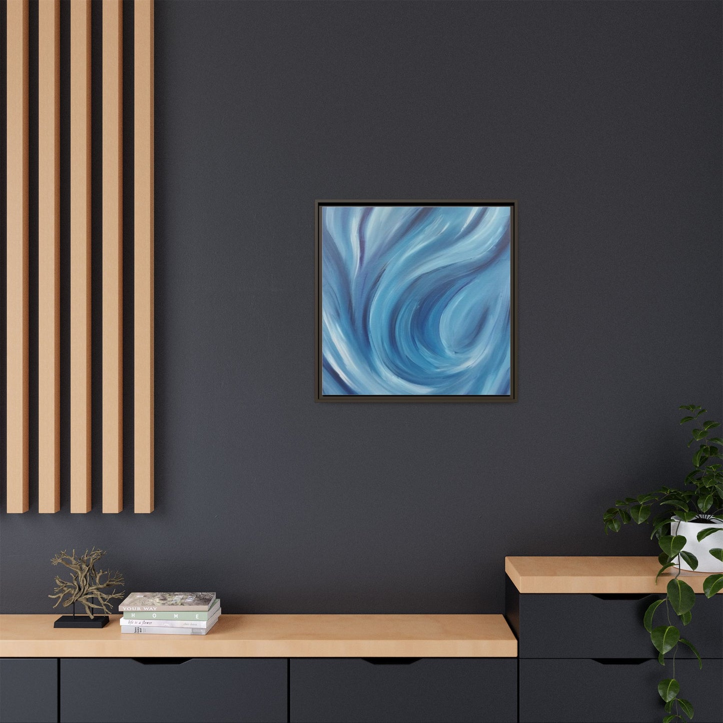 Intrinsic Reflection Framed Canvas Art