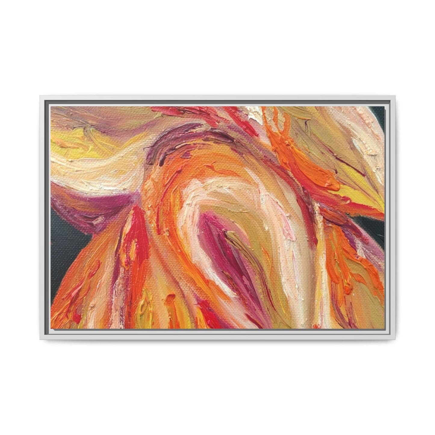 Dramatic Awakening Framed Canvas Art