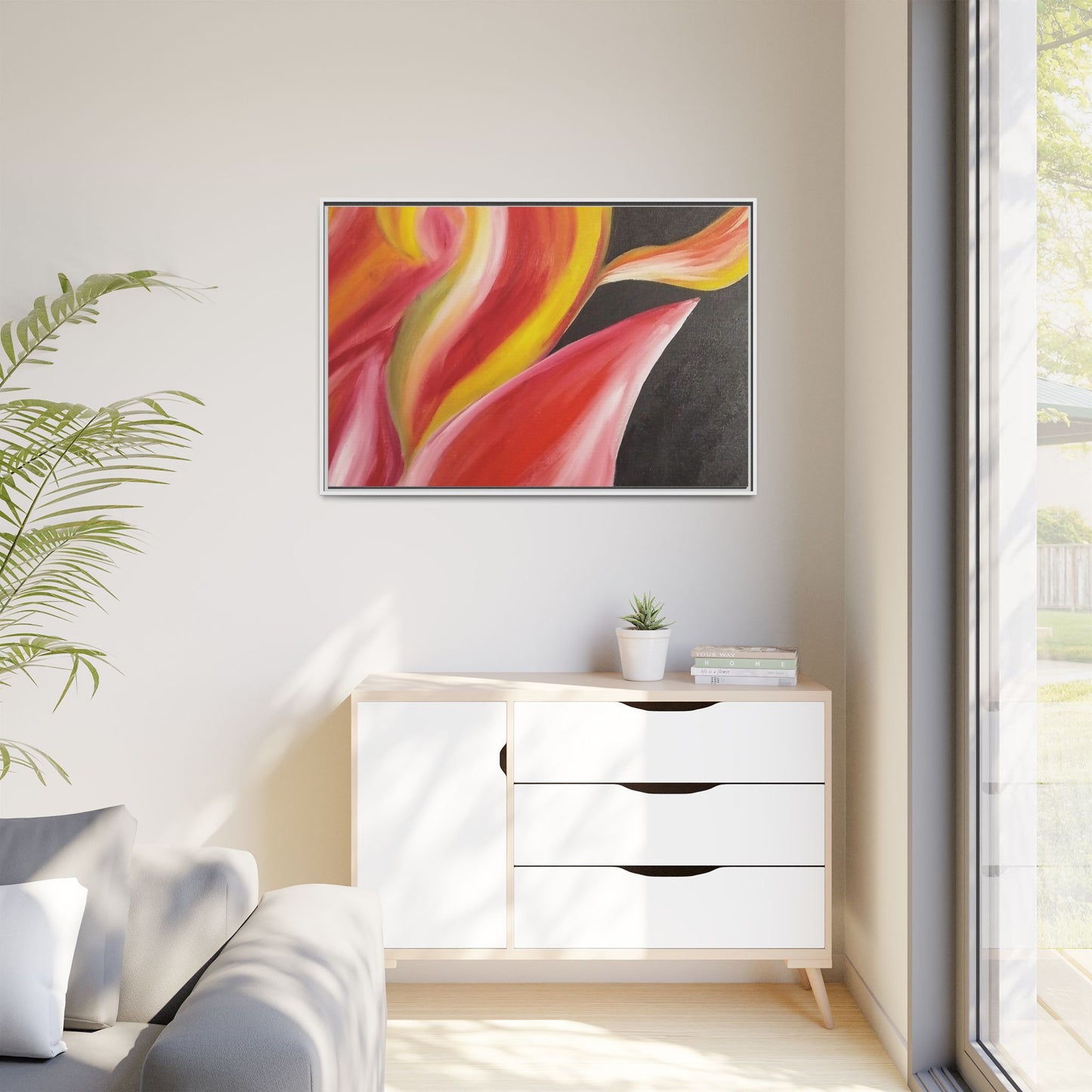 'A Autistic Phoenix' Framed Canvas Art