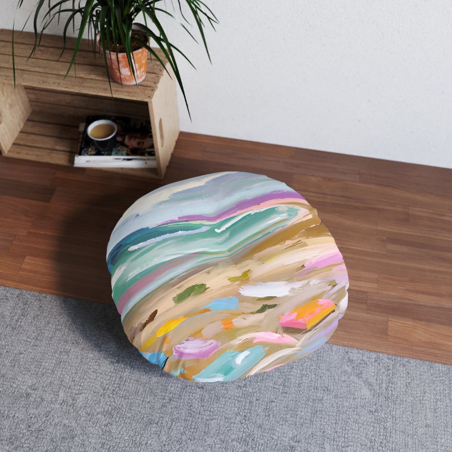 The Beach Tufted Floor Pillow