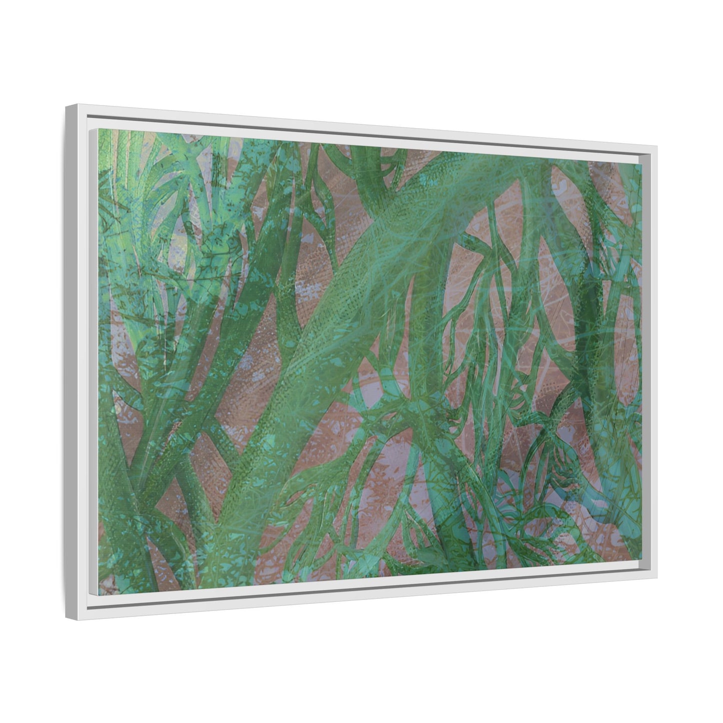 Inner Depths Framed Canvas Art