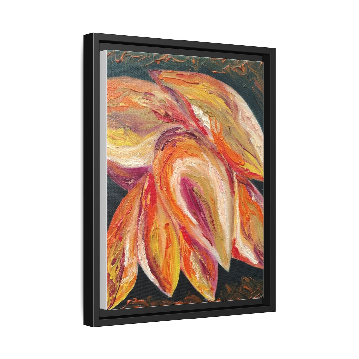 Dramatic Awakening Framed Canvas Art