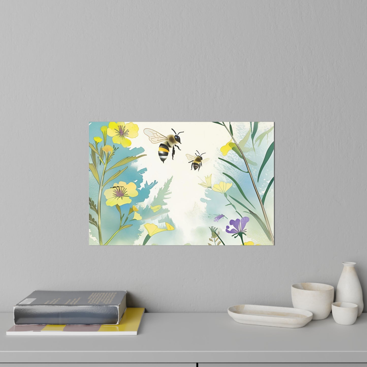 Bee Garden Wall Decals