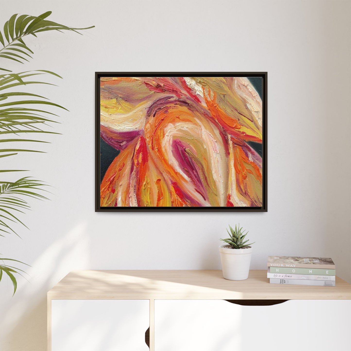 Dramatic Awakening Framed Canvas Art