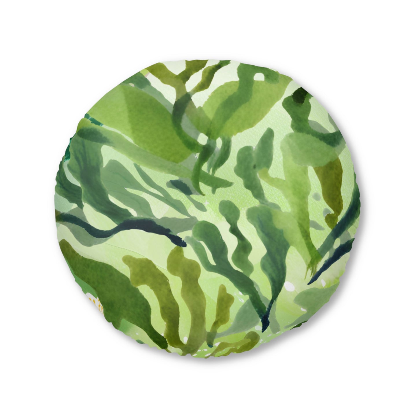 Pond Algae Tufted Floor Pillow
