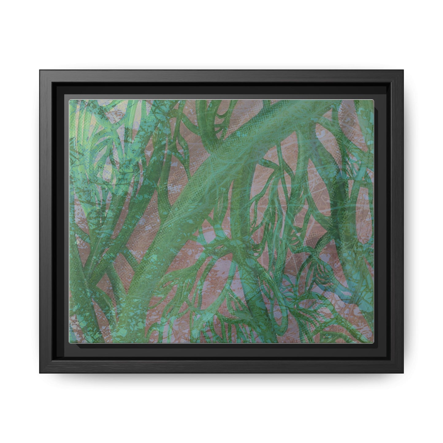 Inner Depths Framed Canvas Art