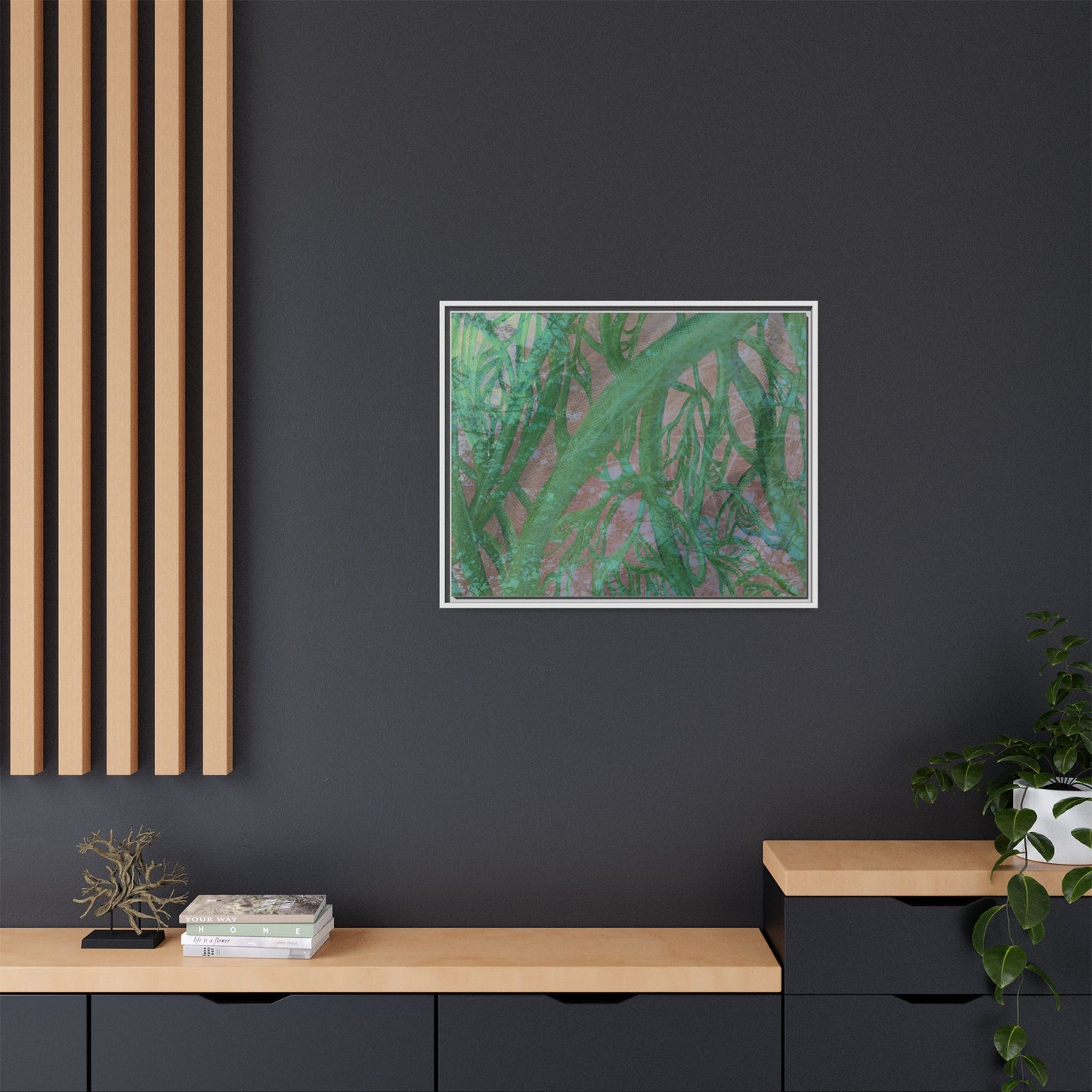 Inner Depths Framed Canvas Art