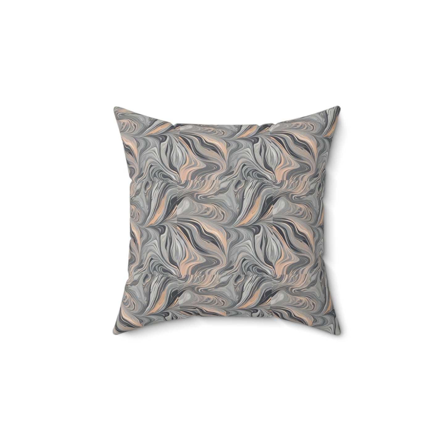 Stonescape Faux Suede Square Pillow