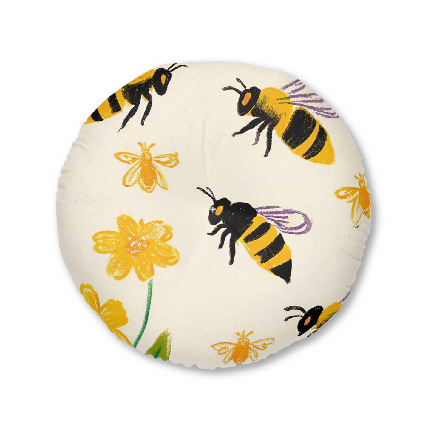 Buzzy Tufted Floor Pillow