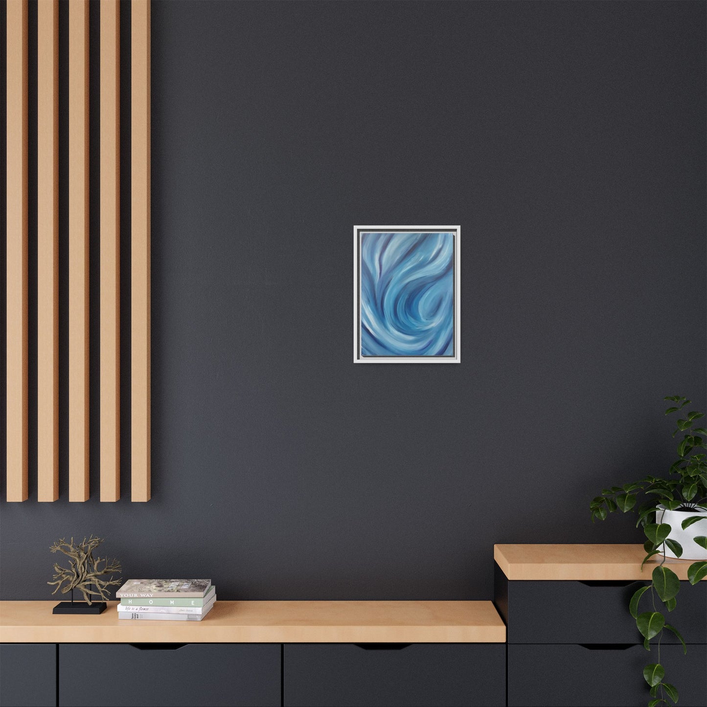 Intrinsic Reflection Framed Canvas Art