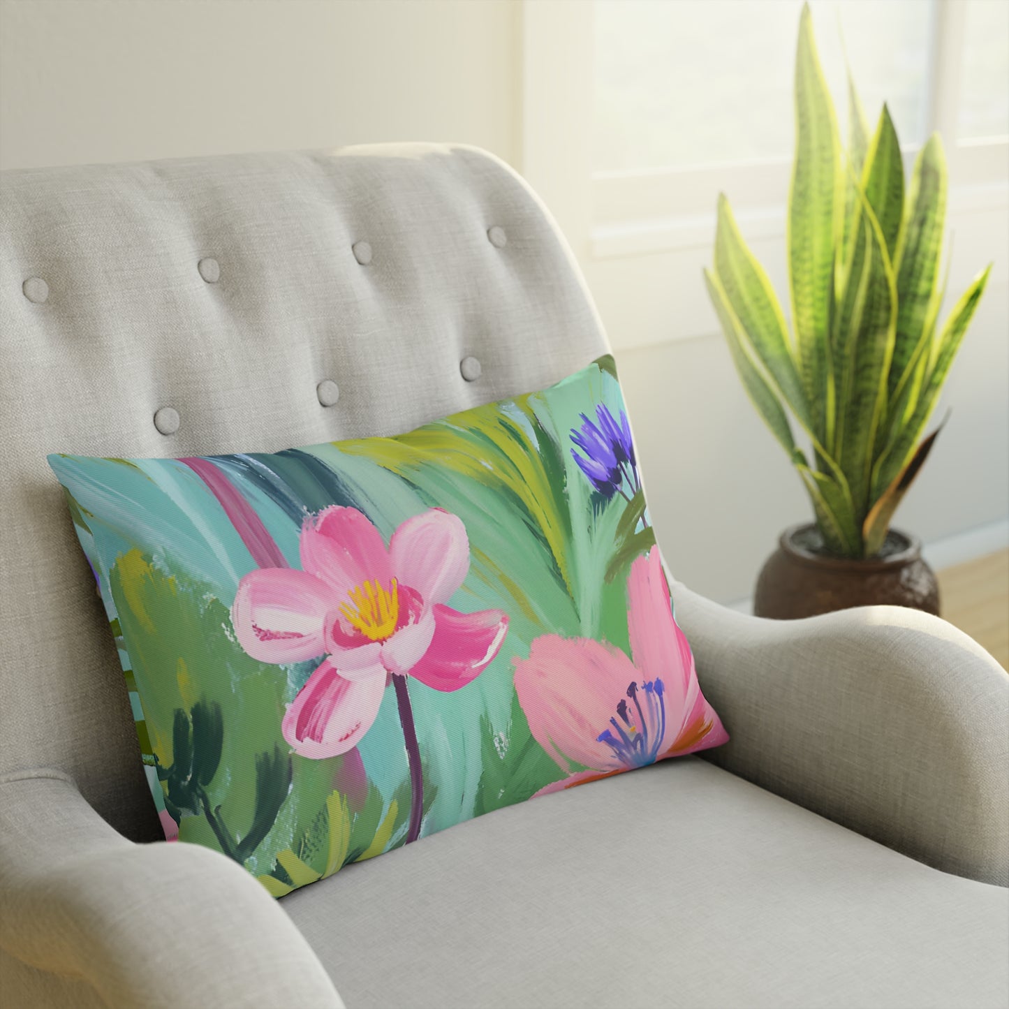Flowers Eco-Friendly Pillow