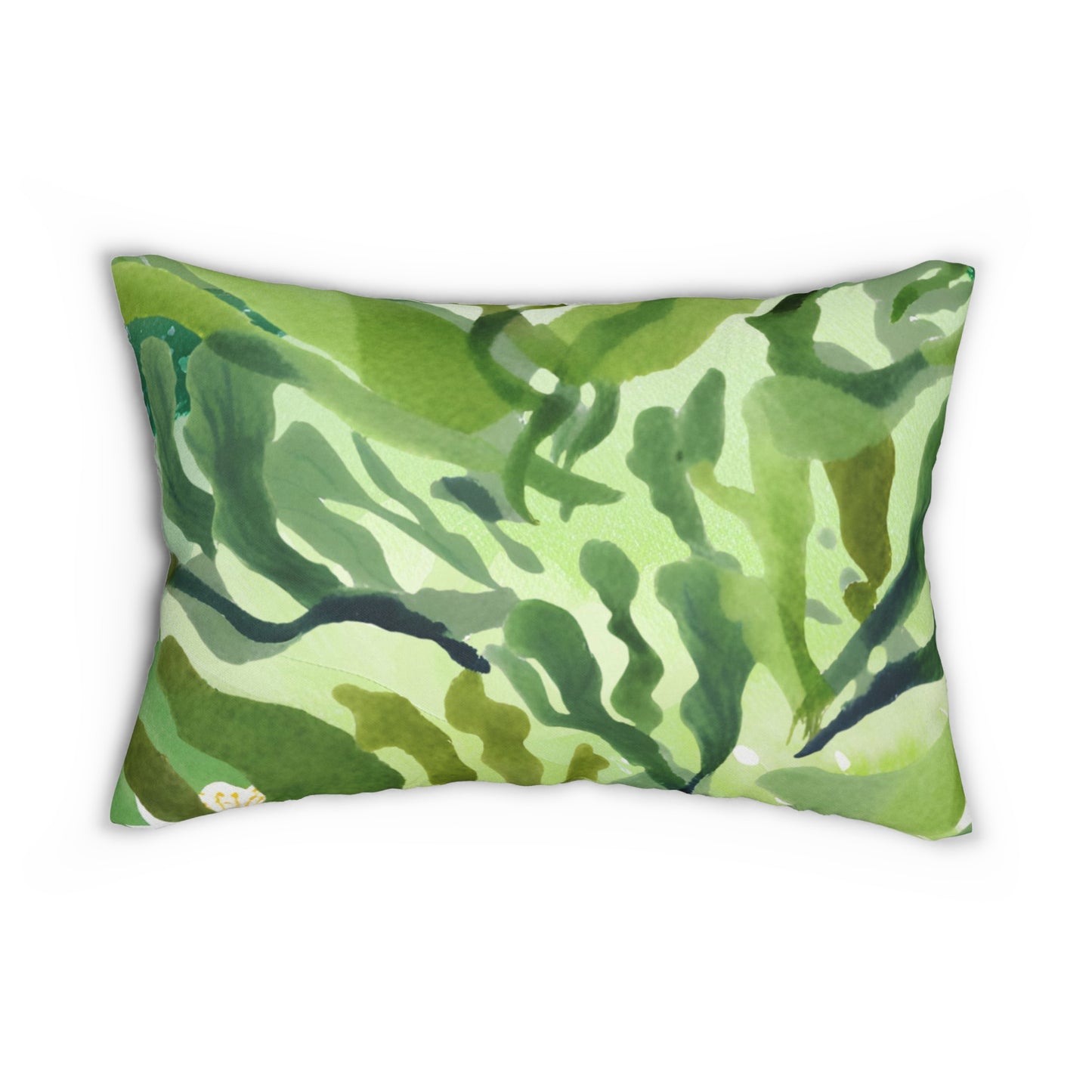Pond Algae Lumbar Pillow