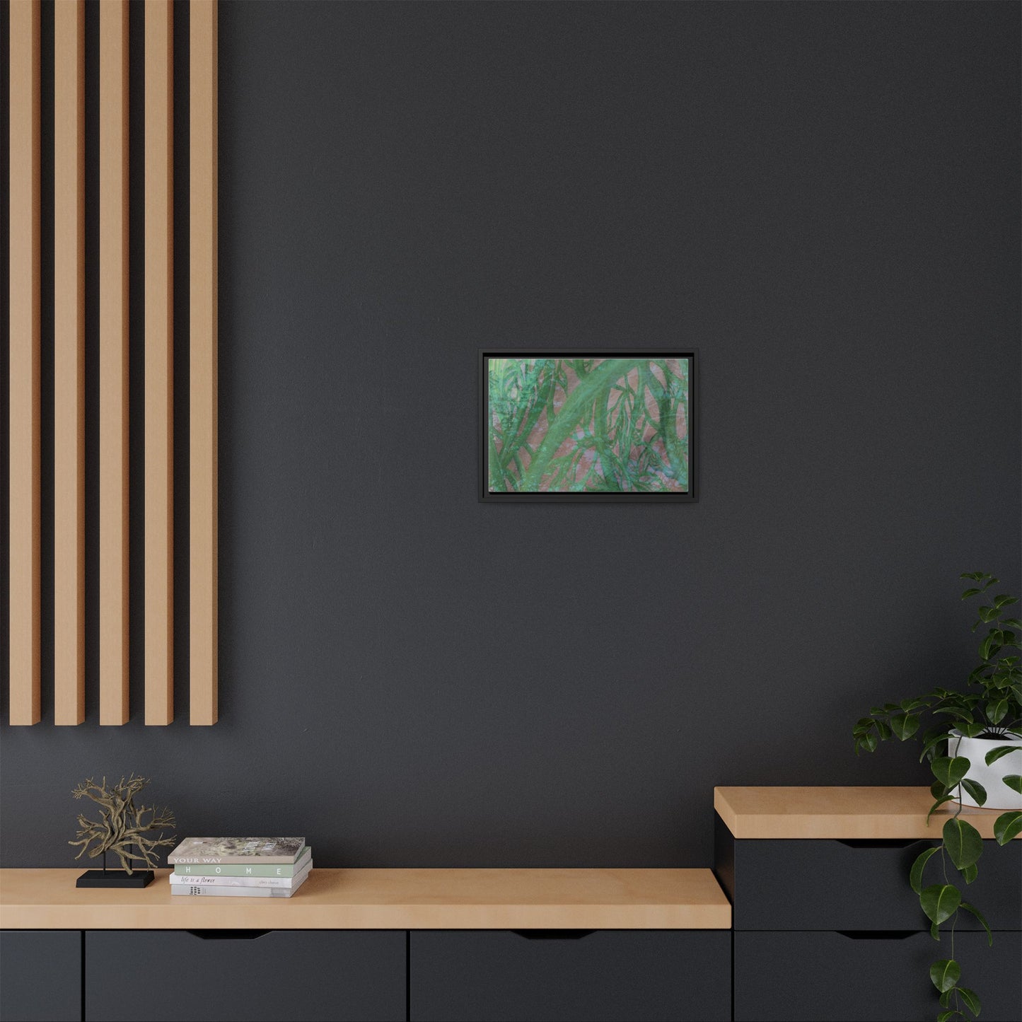Inner Depths Framed Canvas Art