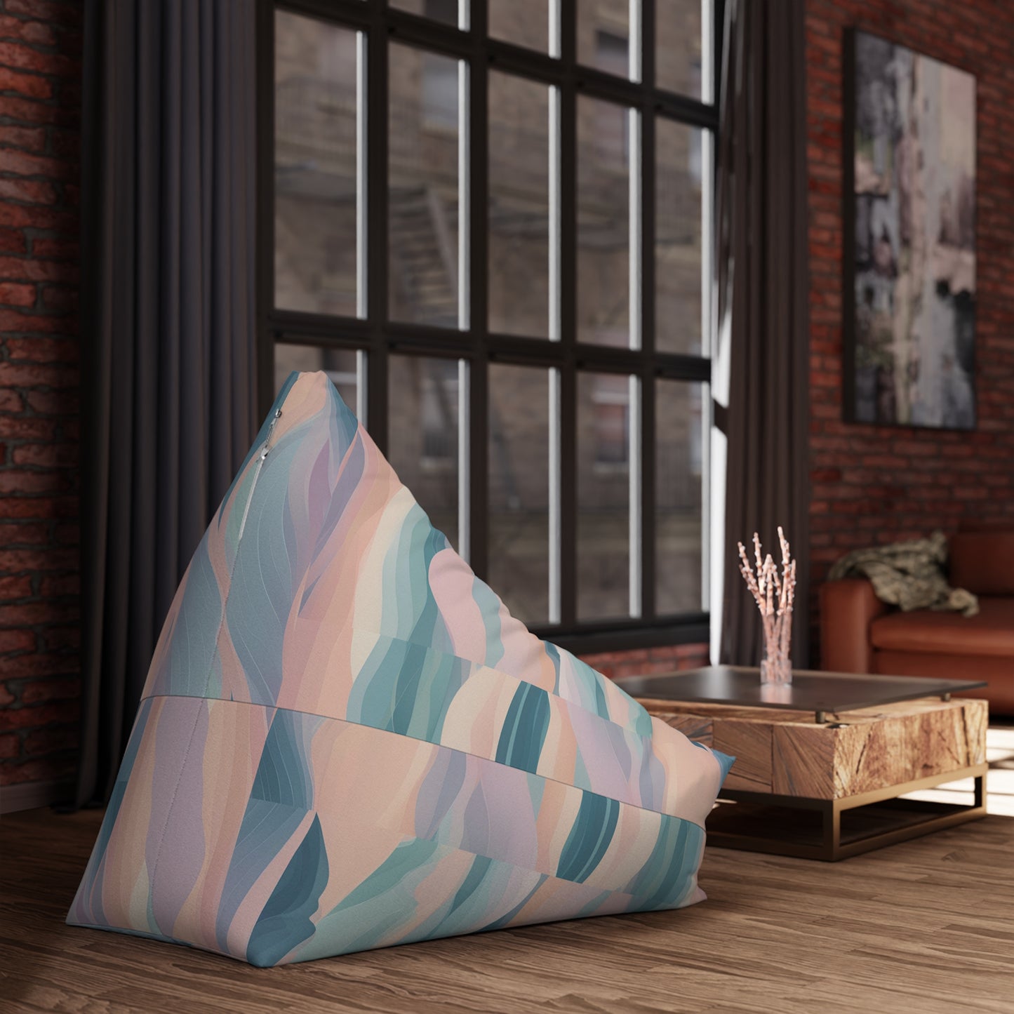 Serenity Wave Bean Bag Chair Cover