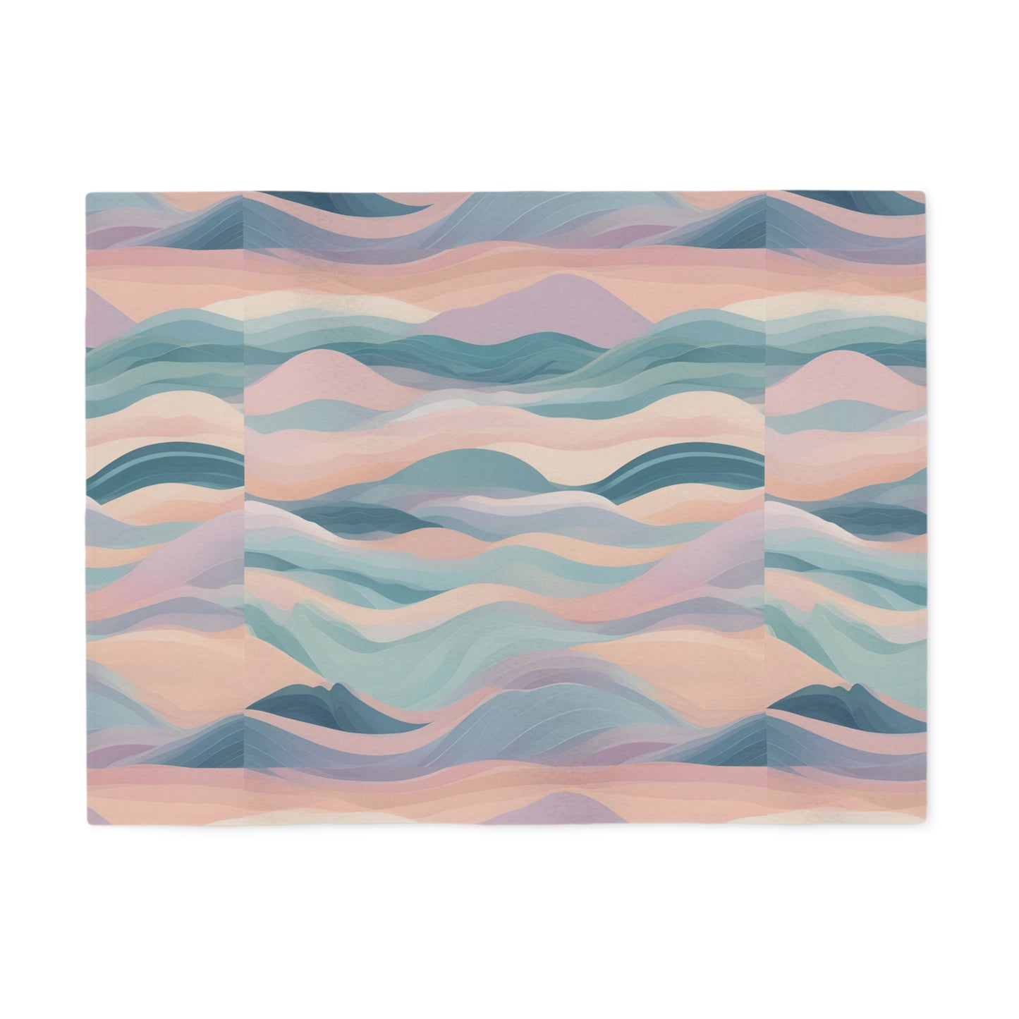 Serenity Wave Sweatshirt Blanket