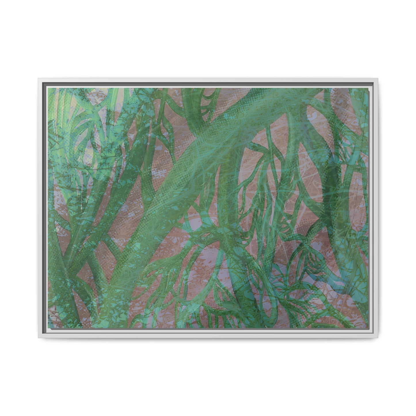 Inner Depths Framed Canvas Art