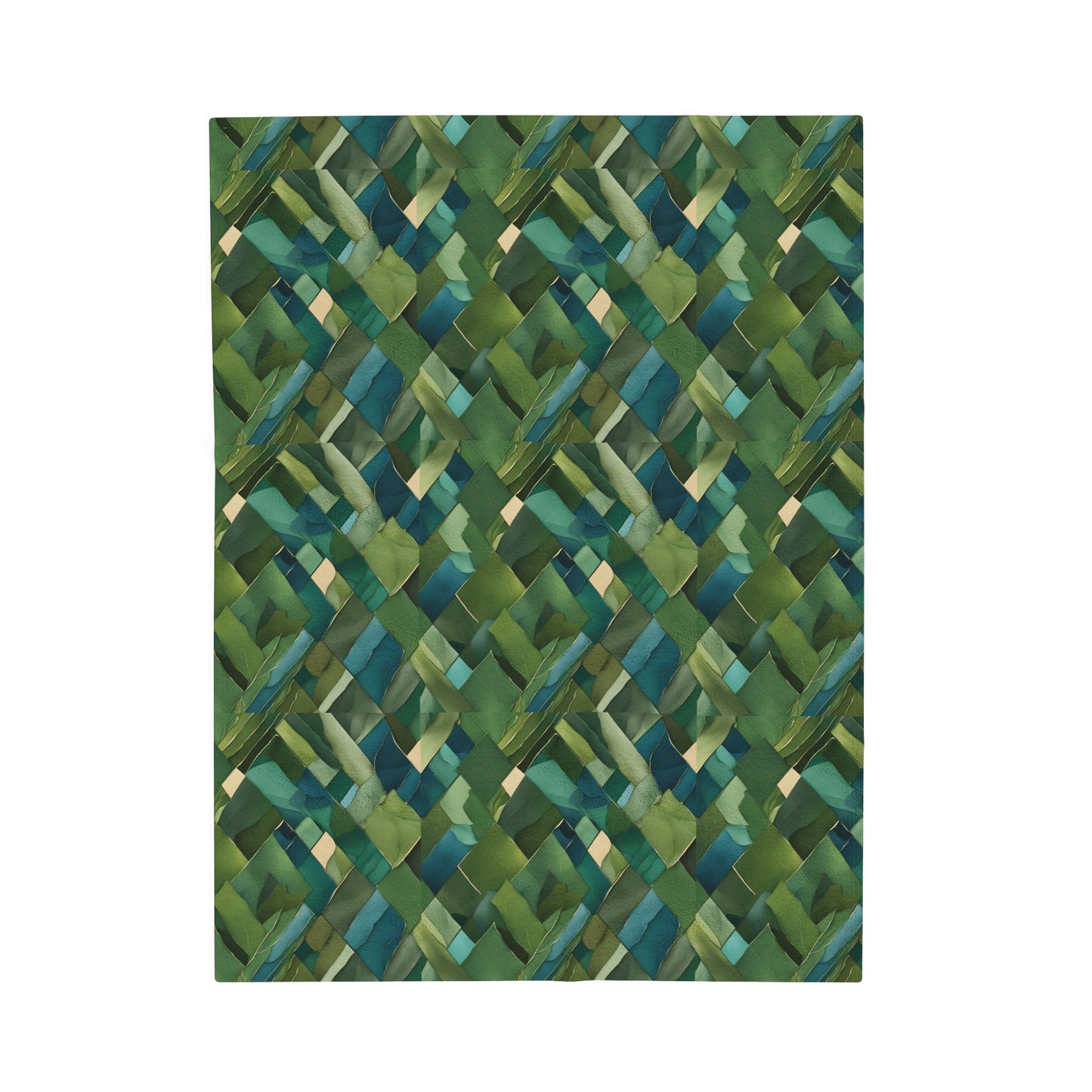 Jade Solace Velveteen Plush Blanket