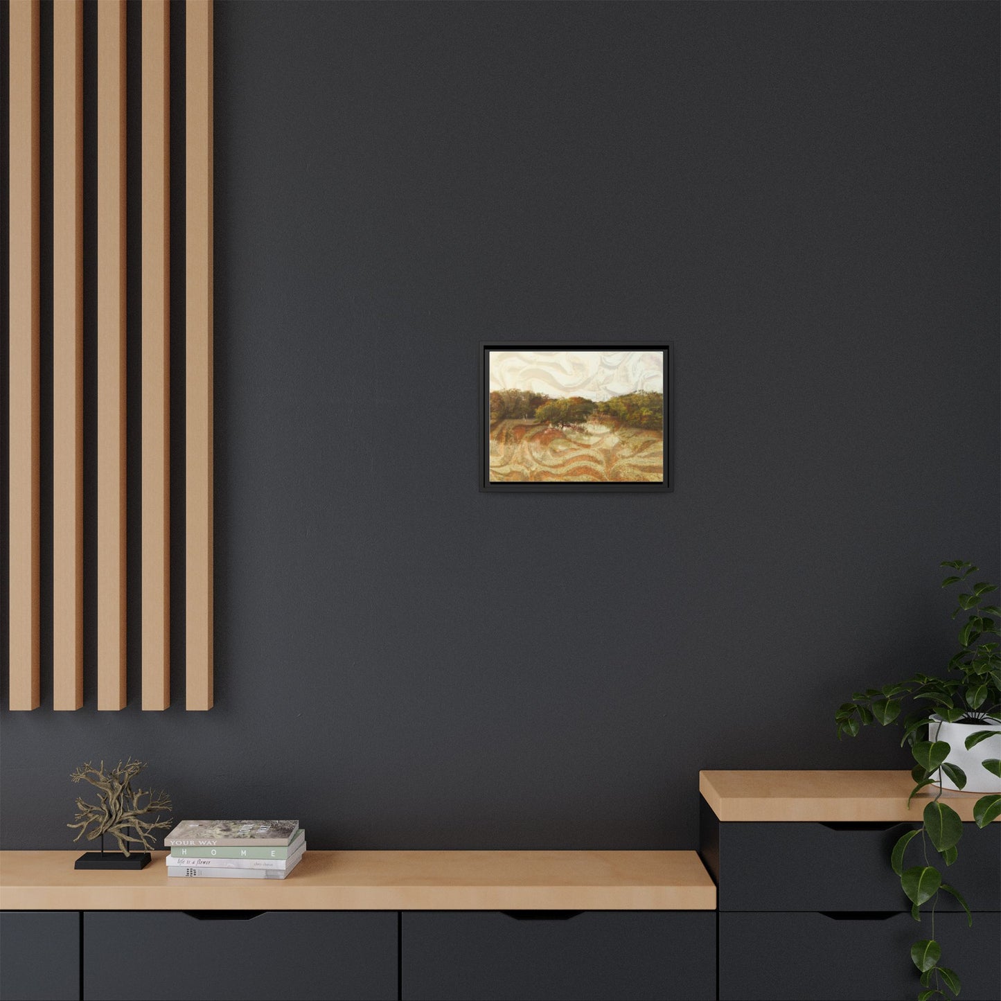 Serene Mangroves Framed Canvas Art