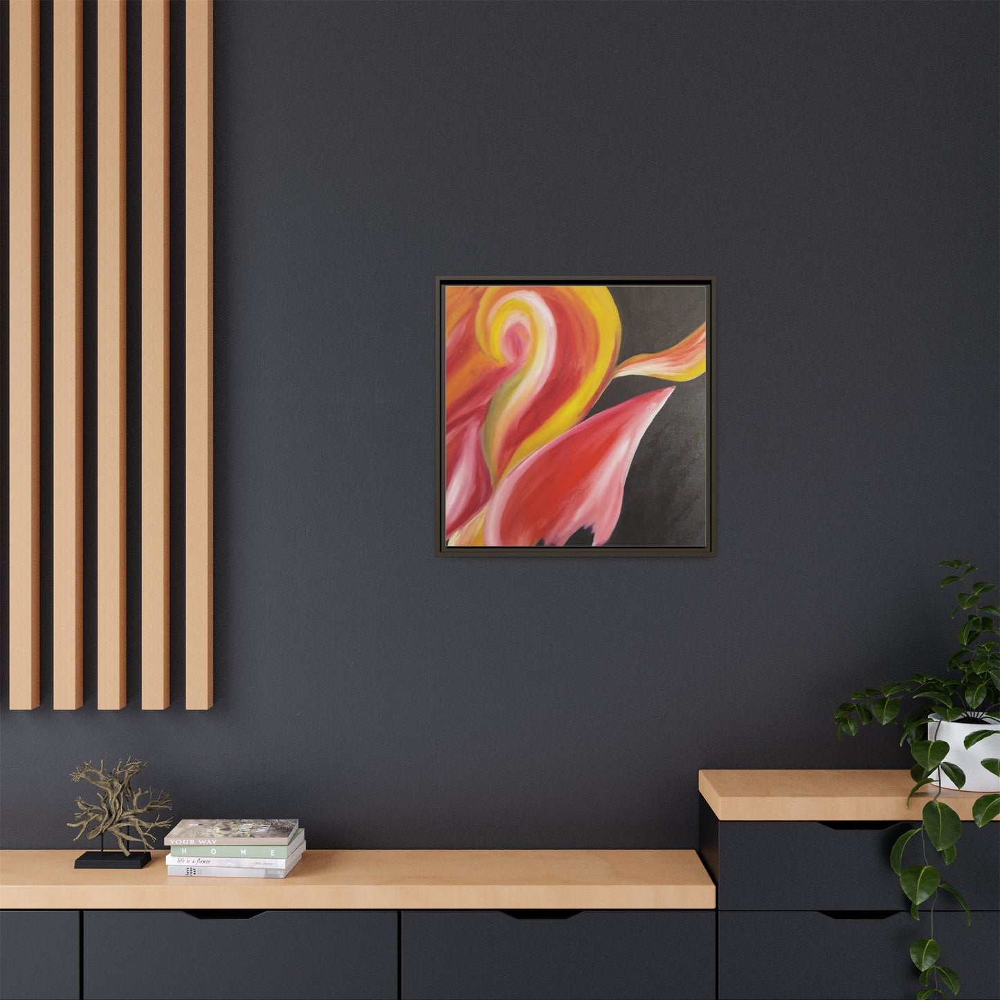 'A Autistic Phoenix' Framed Canvas Art