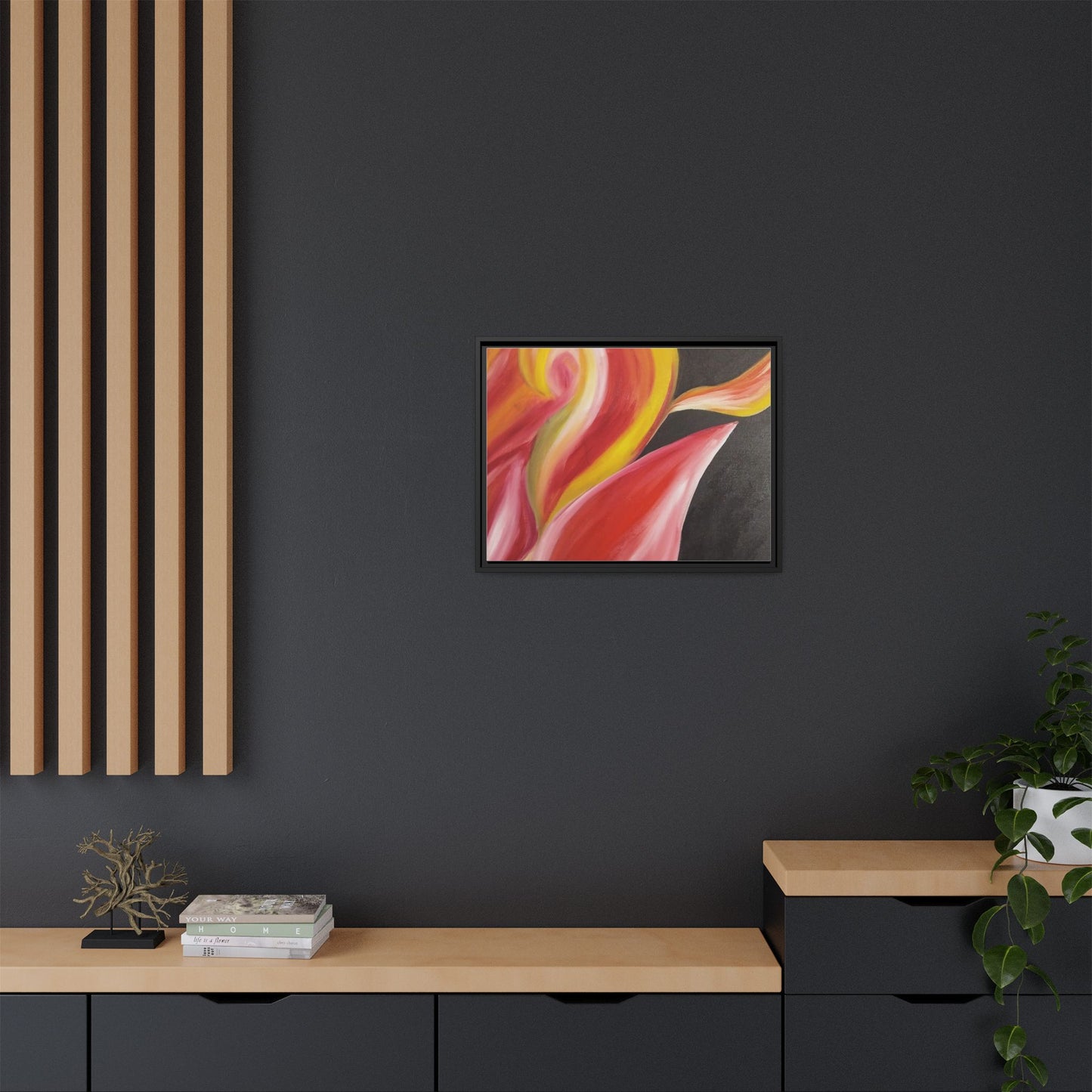 'A Autistic Phoenix' Framed Canvas Art
