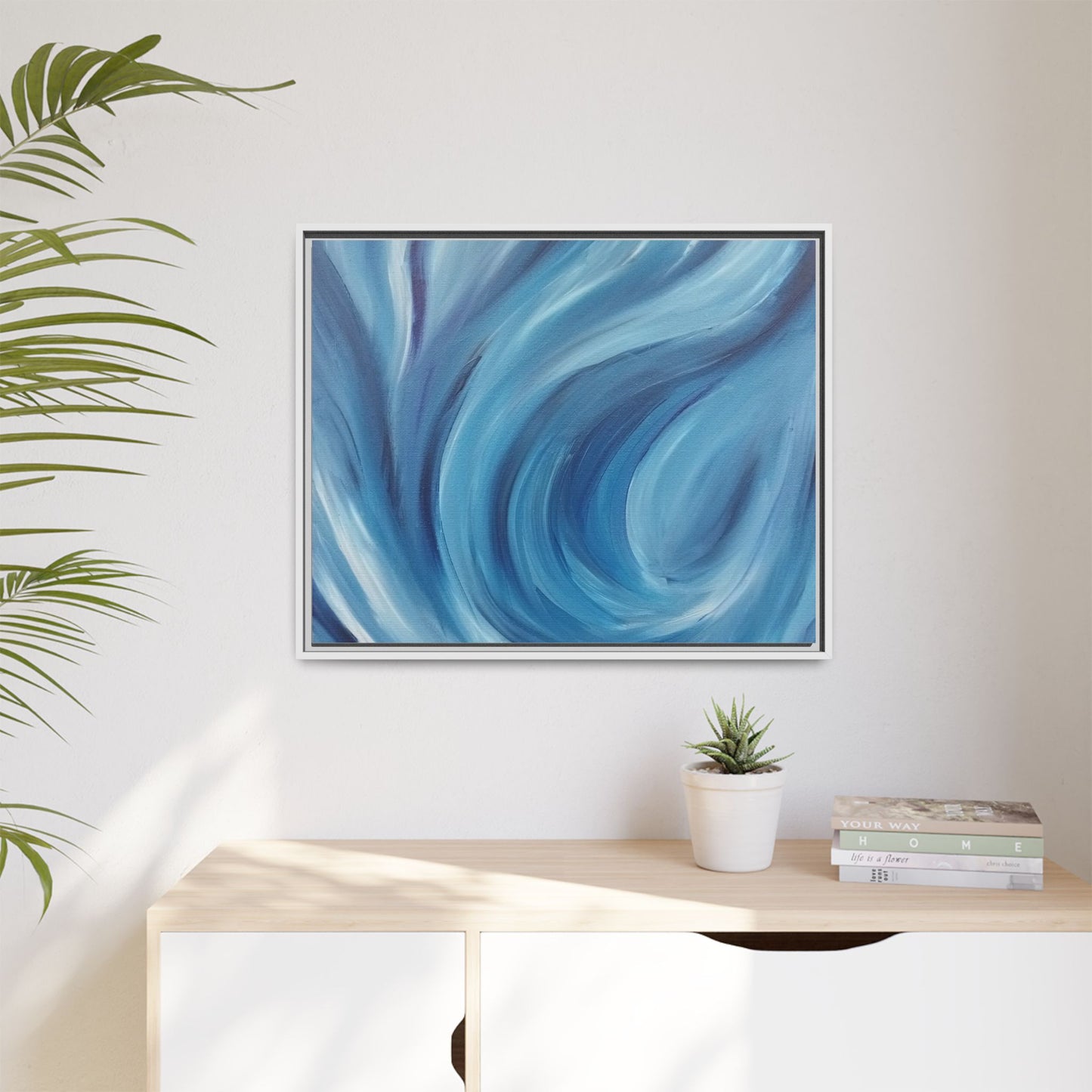 Intrinsic Reflection Framed Canvas Art