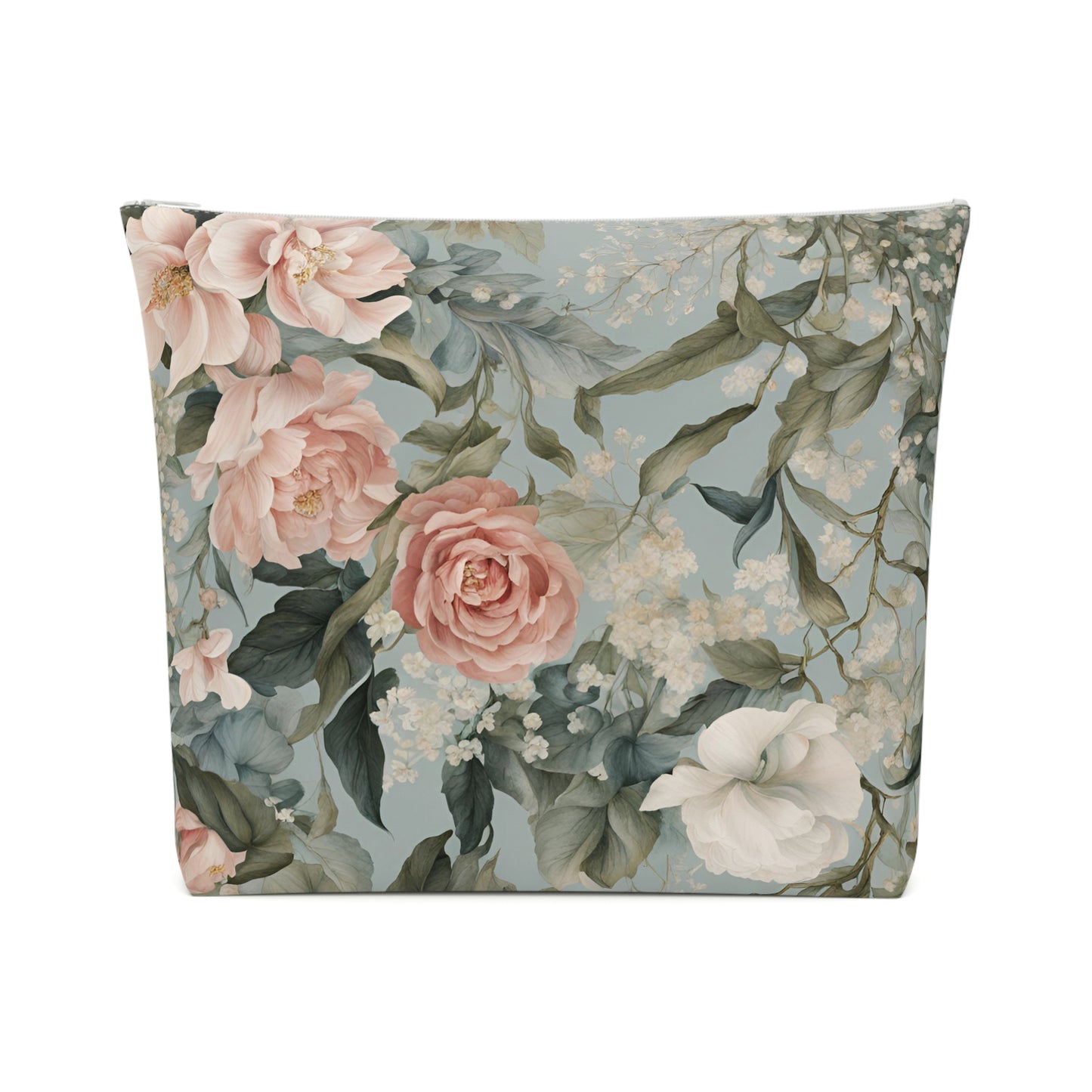 Floral Cotton Cosmetic Bag